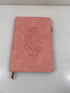 Pink Suede Flower Journal