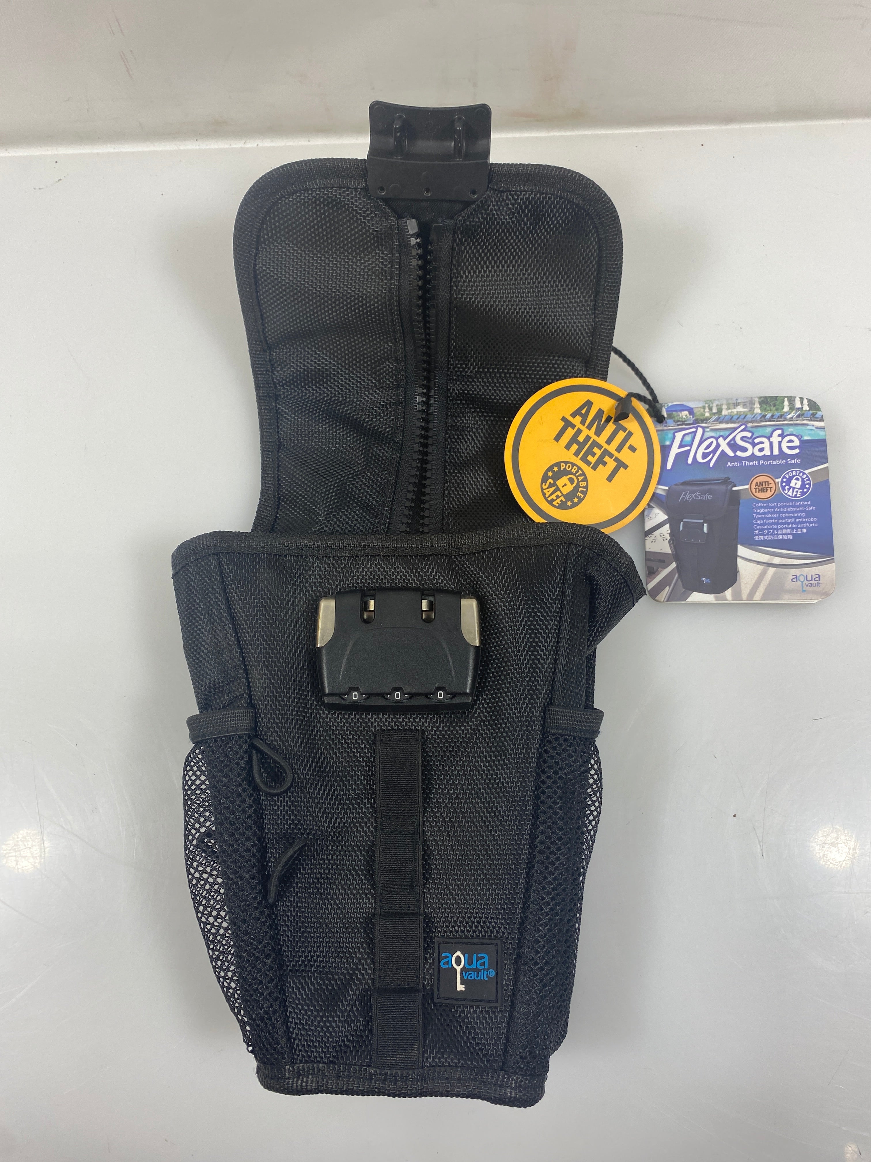 Flex Safe Black Anti-Theft Portable Safe