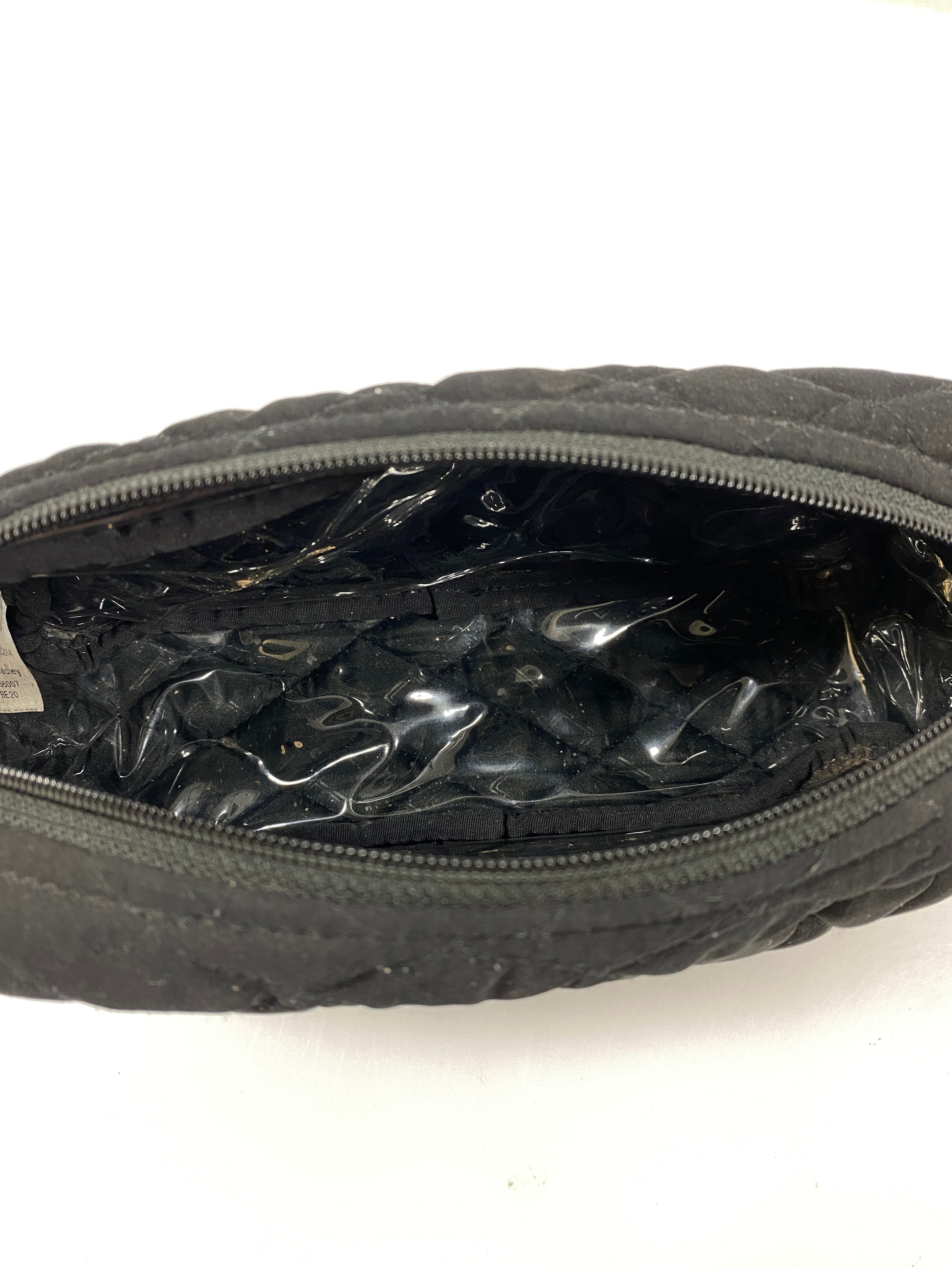 Vera Bradley Diamond Quilted Black Cosmetic Bag