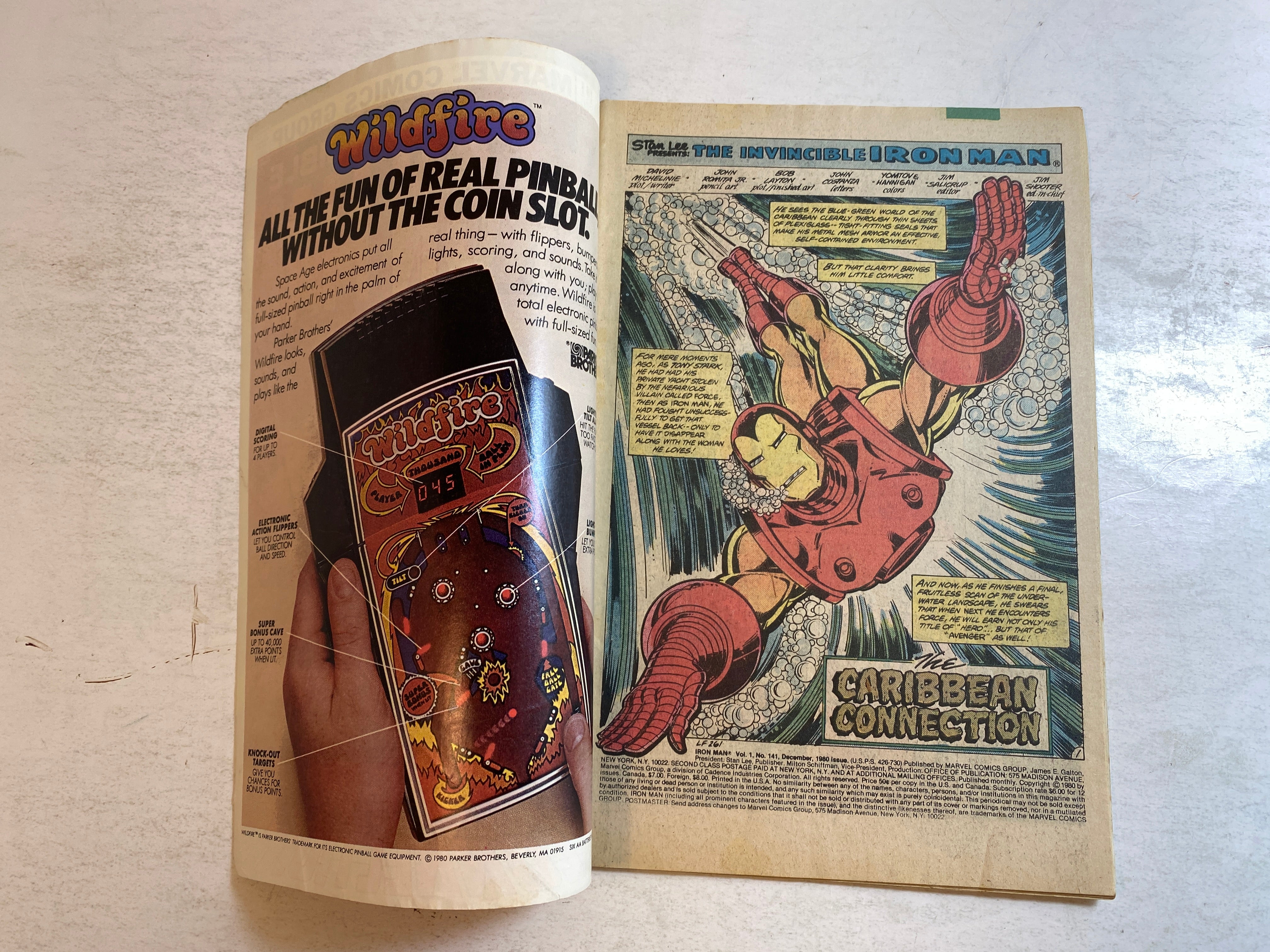 Iron Man #141 Marvel Comic 1980