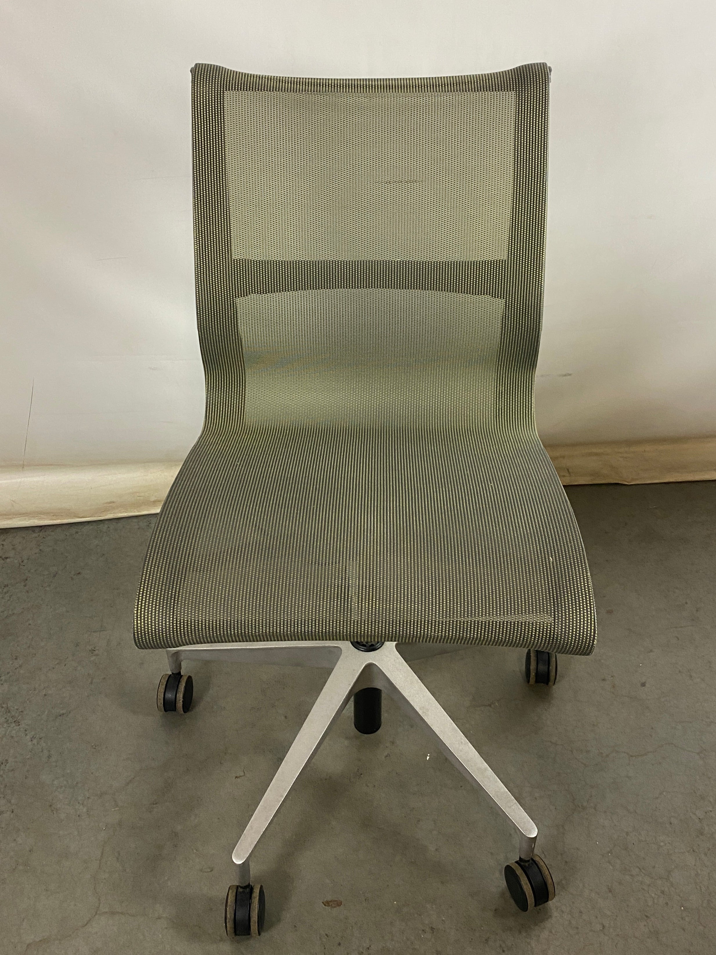 Herman Miller Adjustable Green Mesh Chair