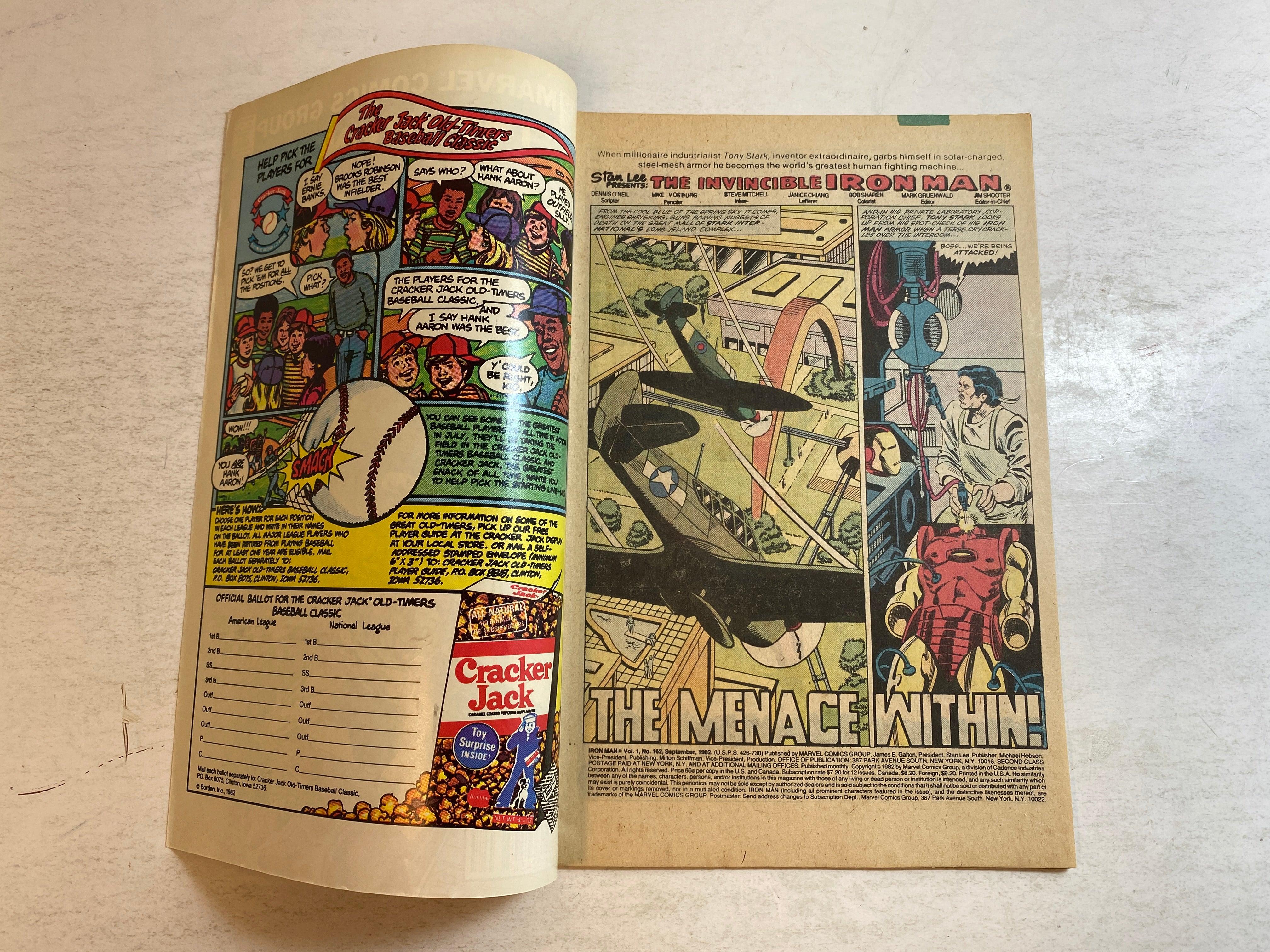 Iron Man #162 Marvel Comic 1982