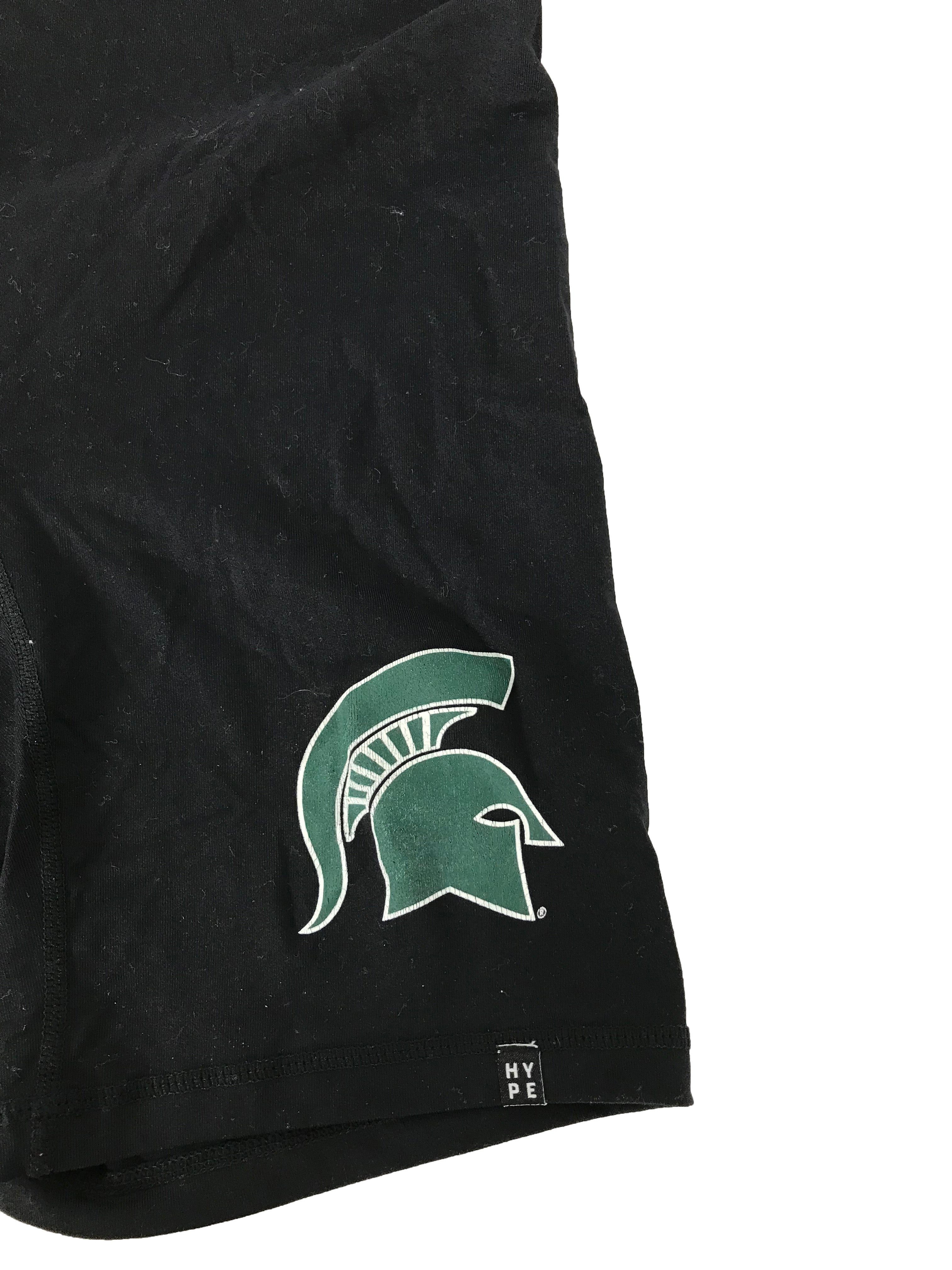 Hype and Vice MSU Black Biker Shorts Women's Size XL