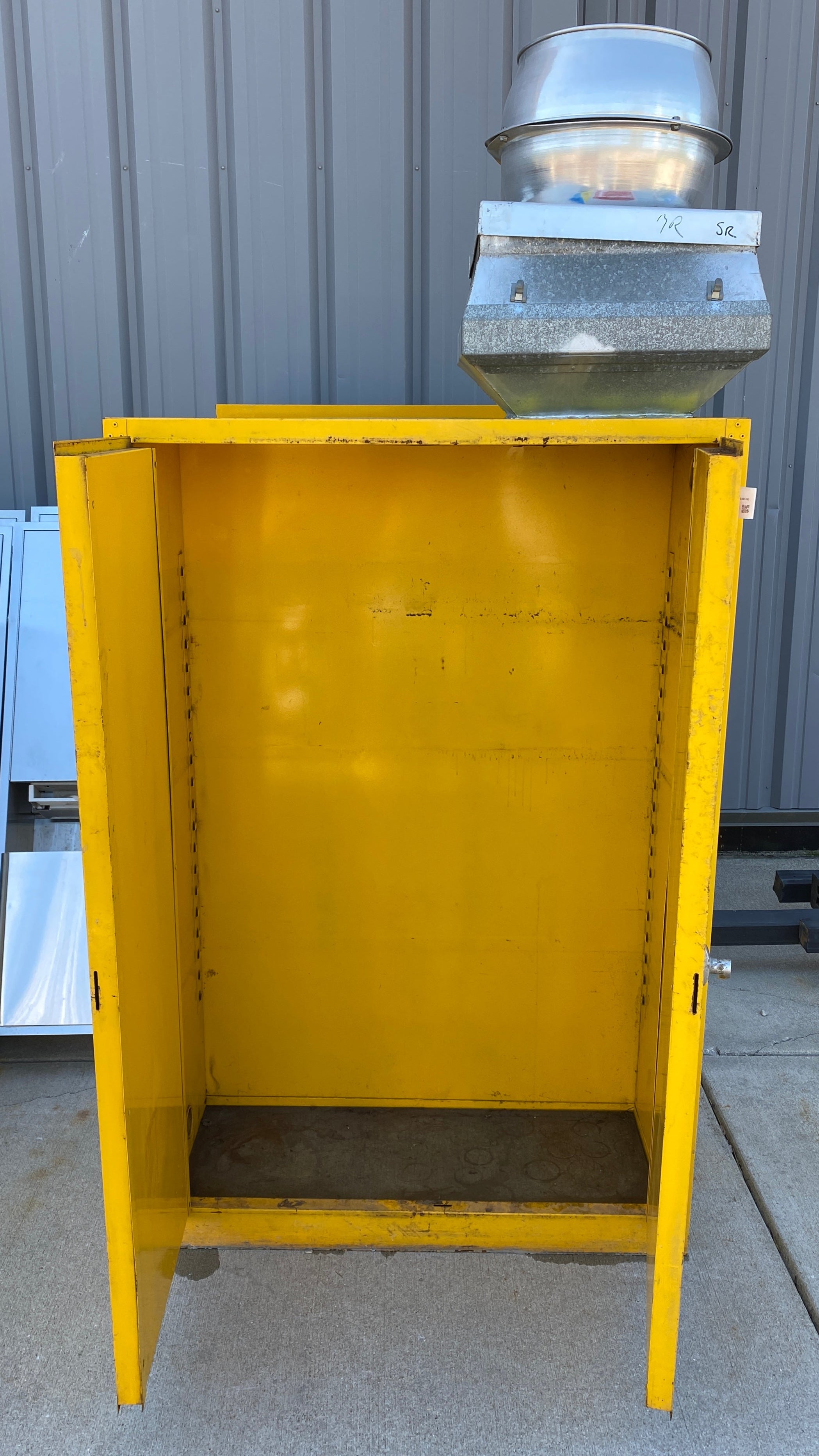Eagle #1947 Yellow Flammable Material Storage Cabinet