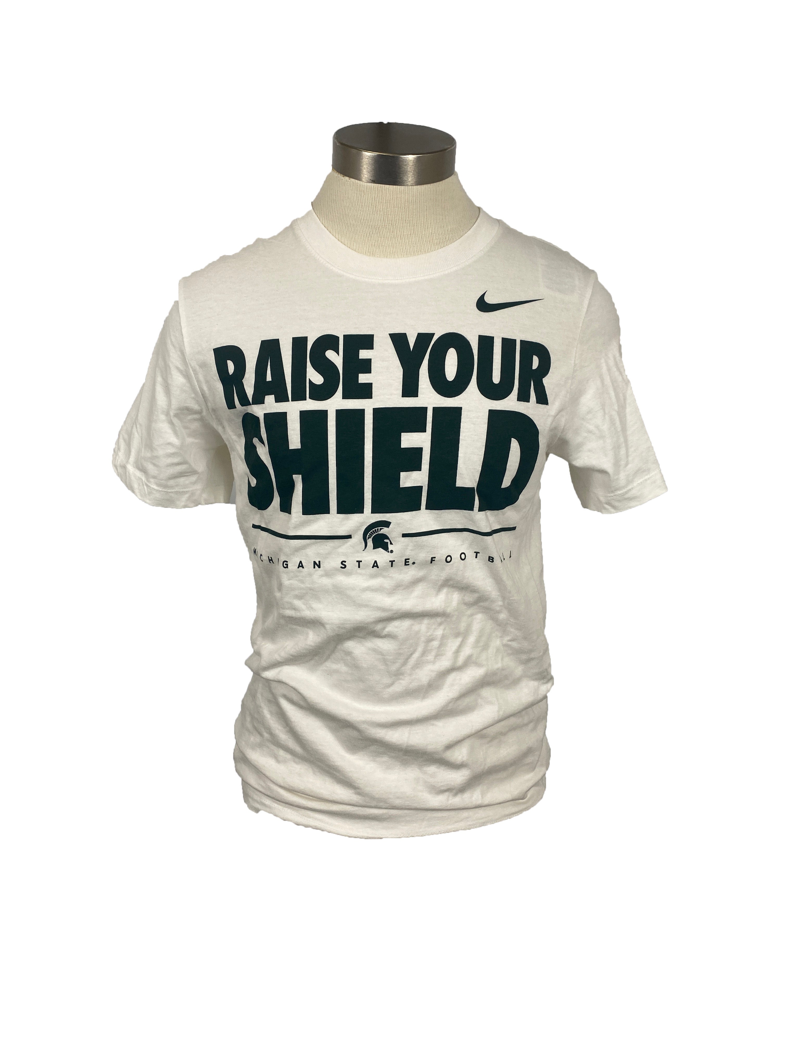 White Nike MSU T-Shirt Unisex Size L