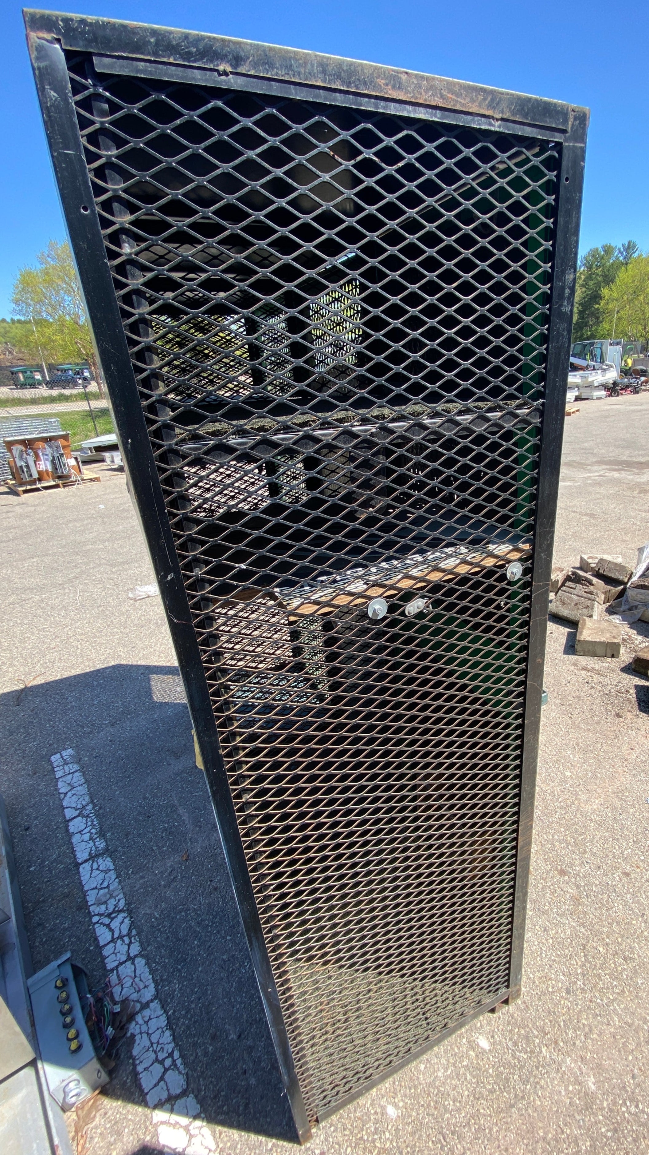 Art Metal Products Group of 3 Metal Lockers