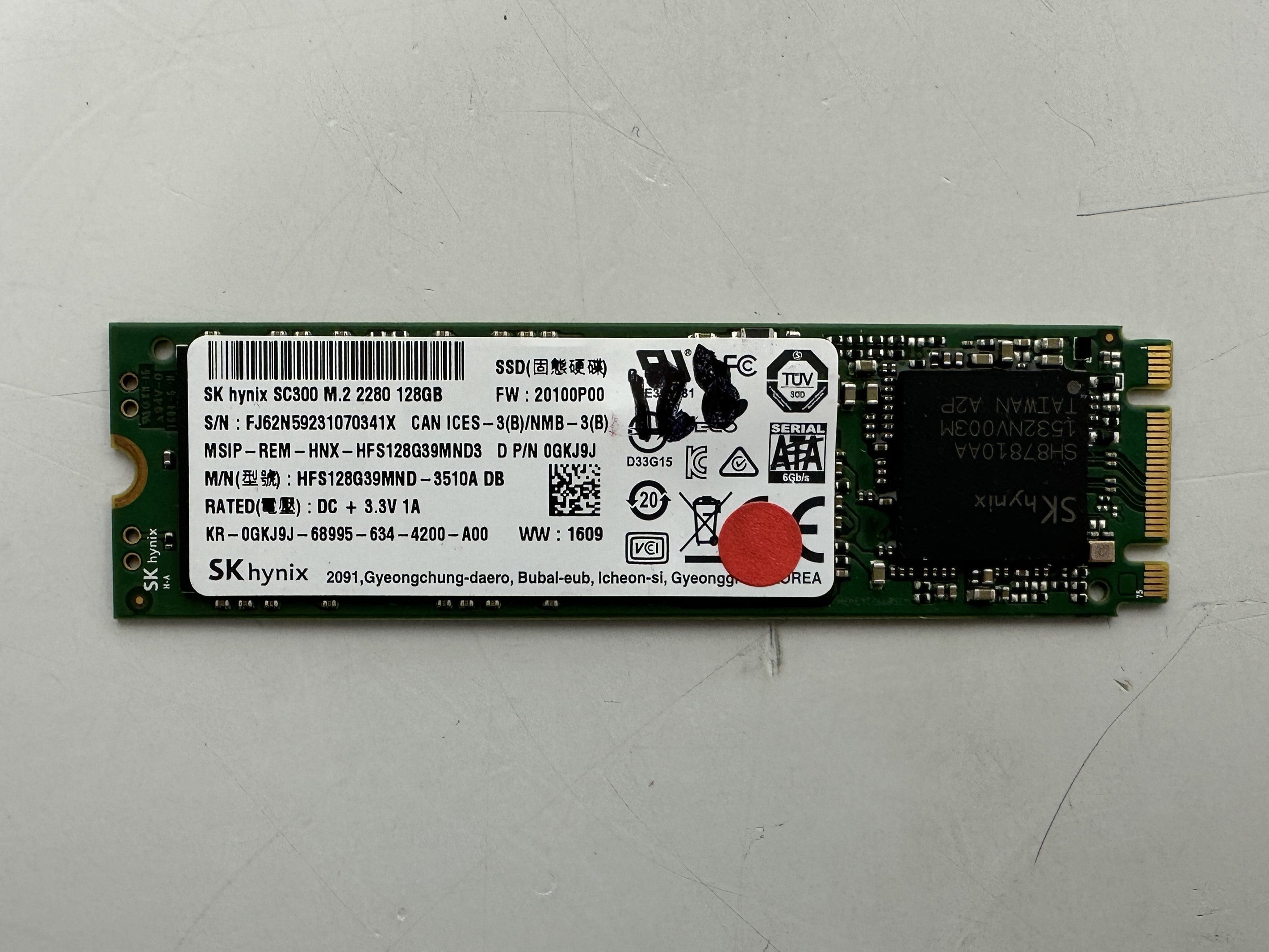 SK Hynix SC300 M.2 2280 128GB SSD