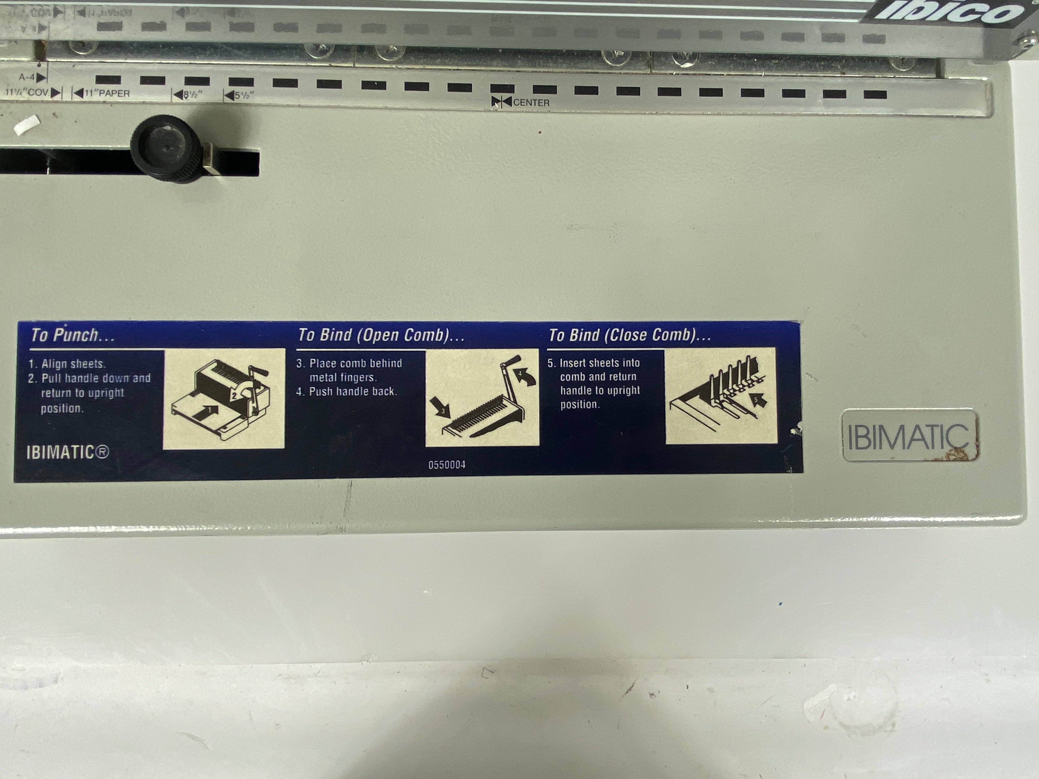 Ibico Manual Binder