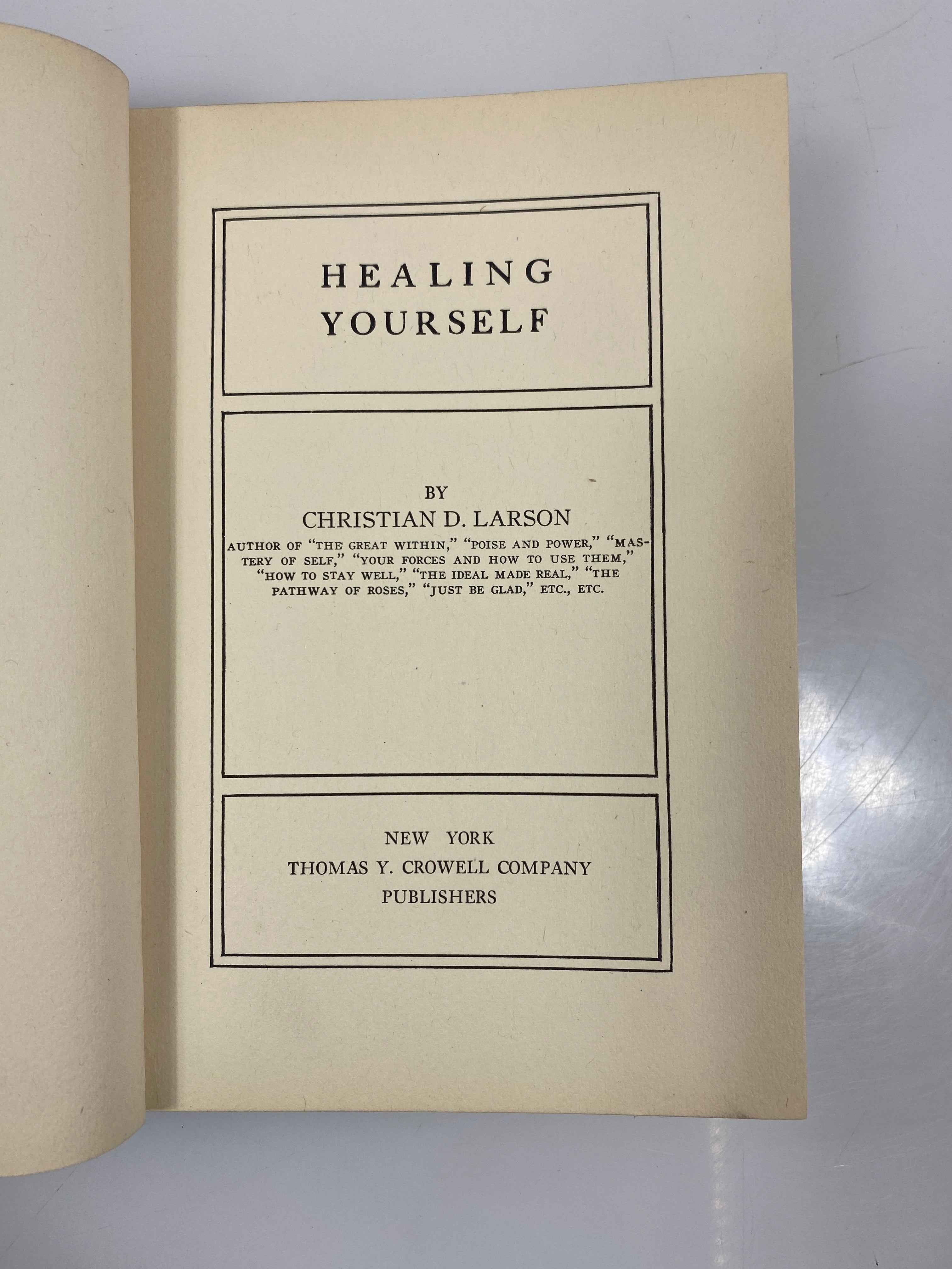 Healing Yourself by Larson 1918 HC