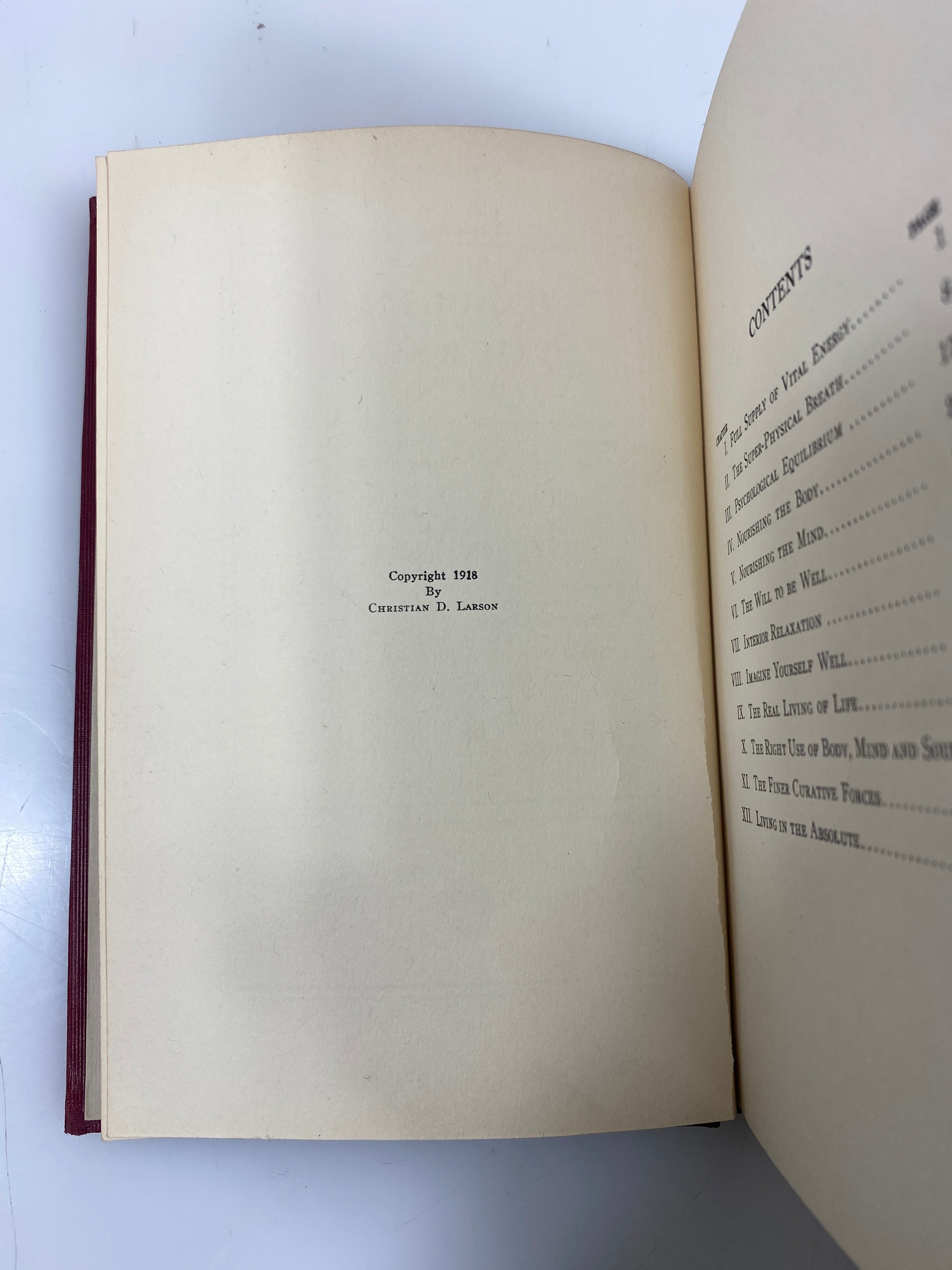 Healing Yourself by Larson 1918 HC