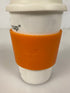 Lock & Lock Eco Friendly Ceramic Travel Mug w/ Orange Sleeve