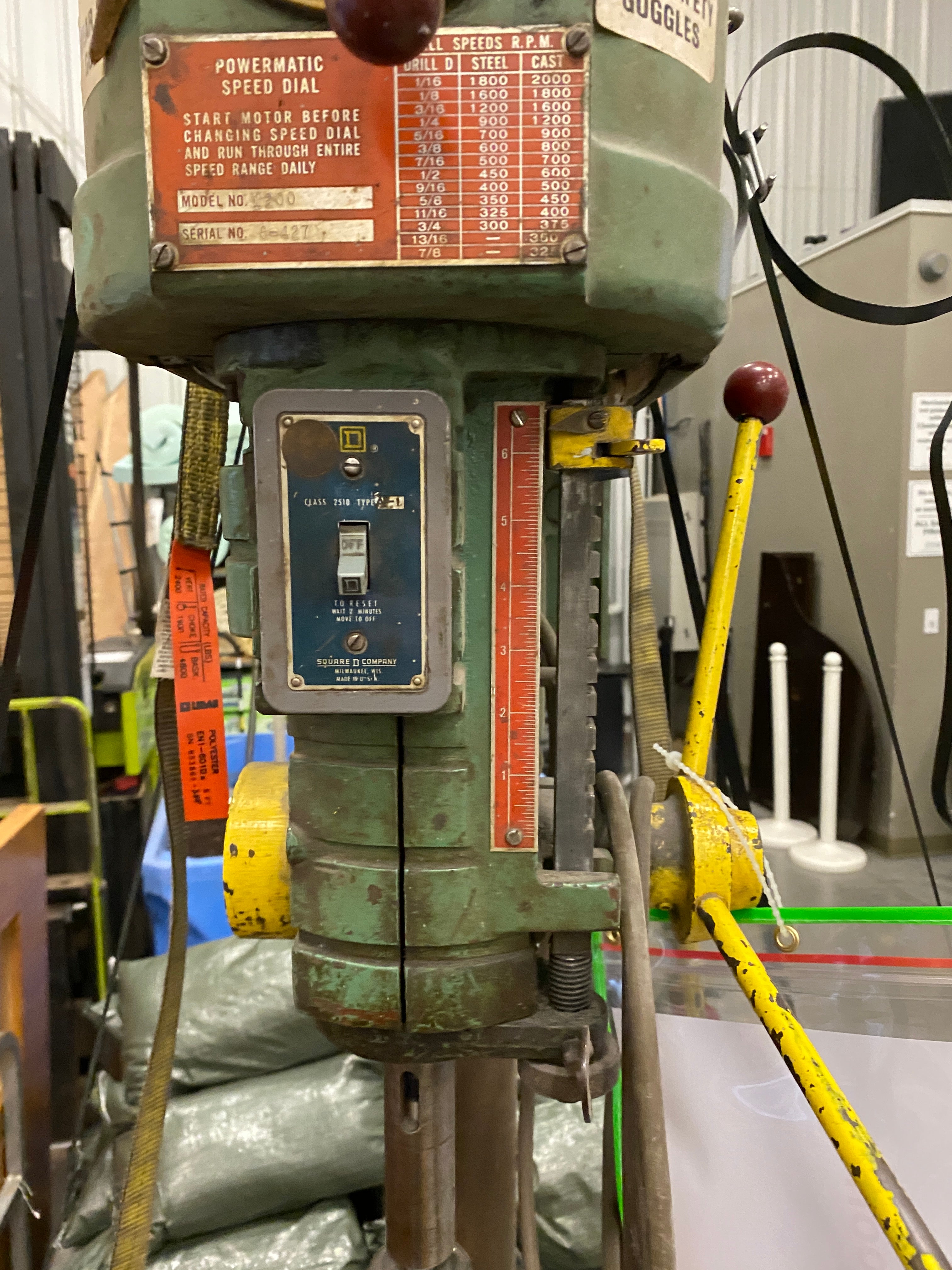Howard & Smith #1200 Powermatic Speed Dial Drill Press