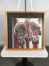 "Henna (Mehndi) Embellished Hands" Picture Wooden Block Frame