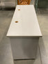 Grey 3 Drawer Desk