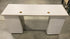 Grey 3 Drawer Desk