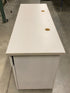 Grey 3 Drawer Desk