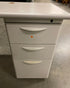 Grey 3 Drawer Desk
