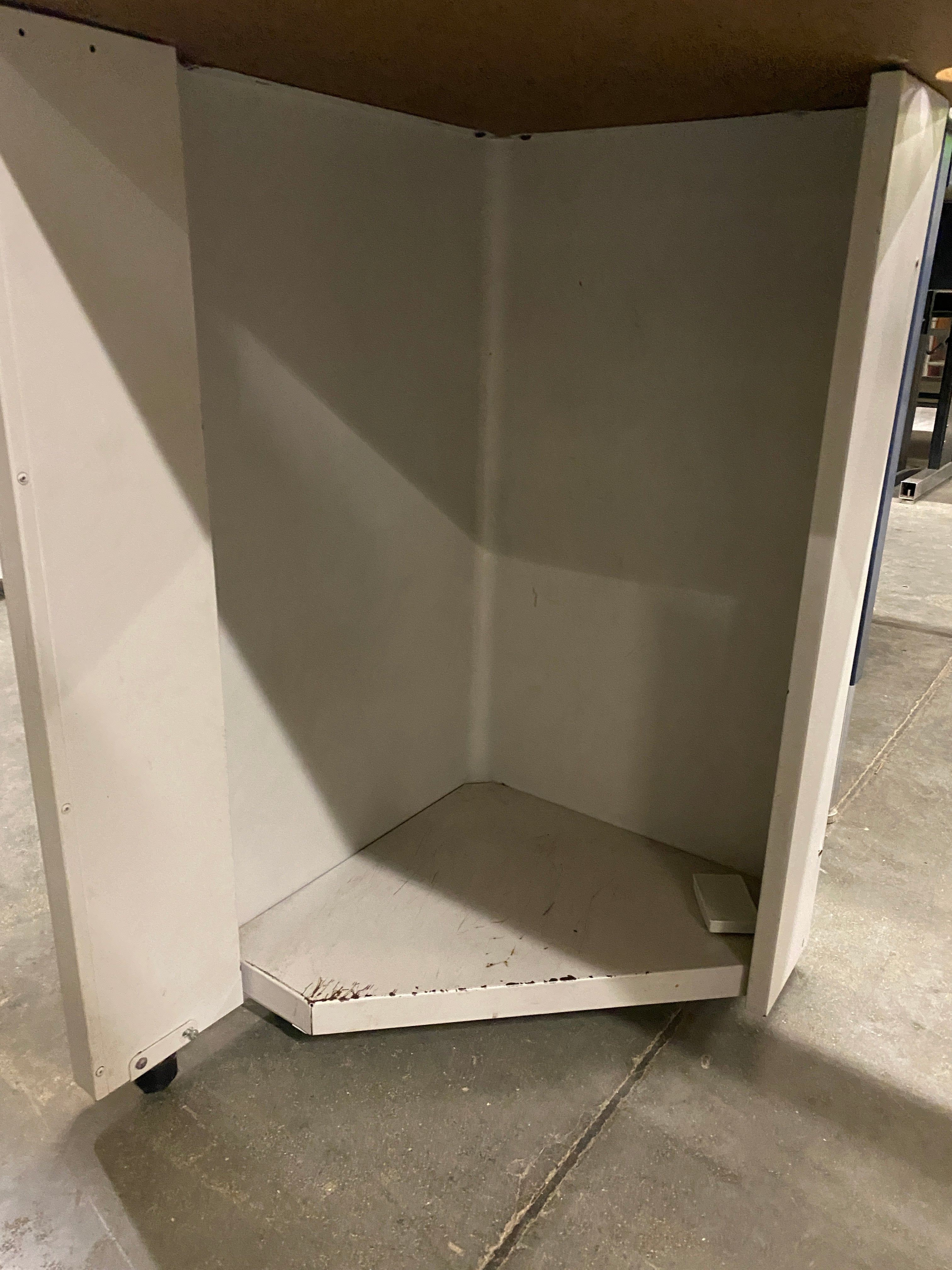 Grey 3 Drawer Desk