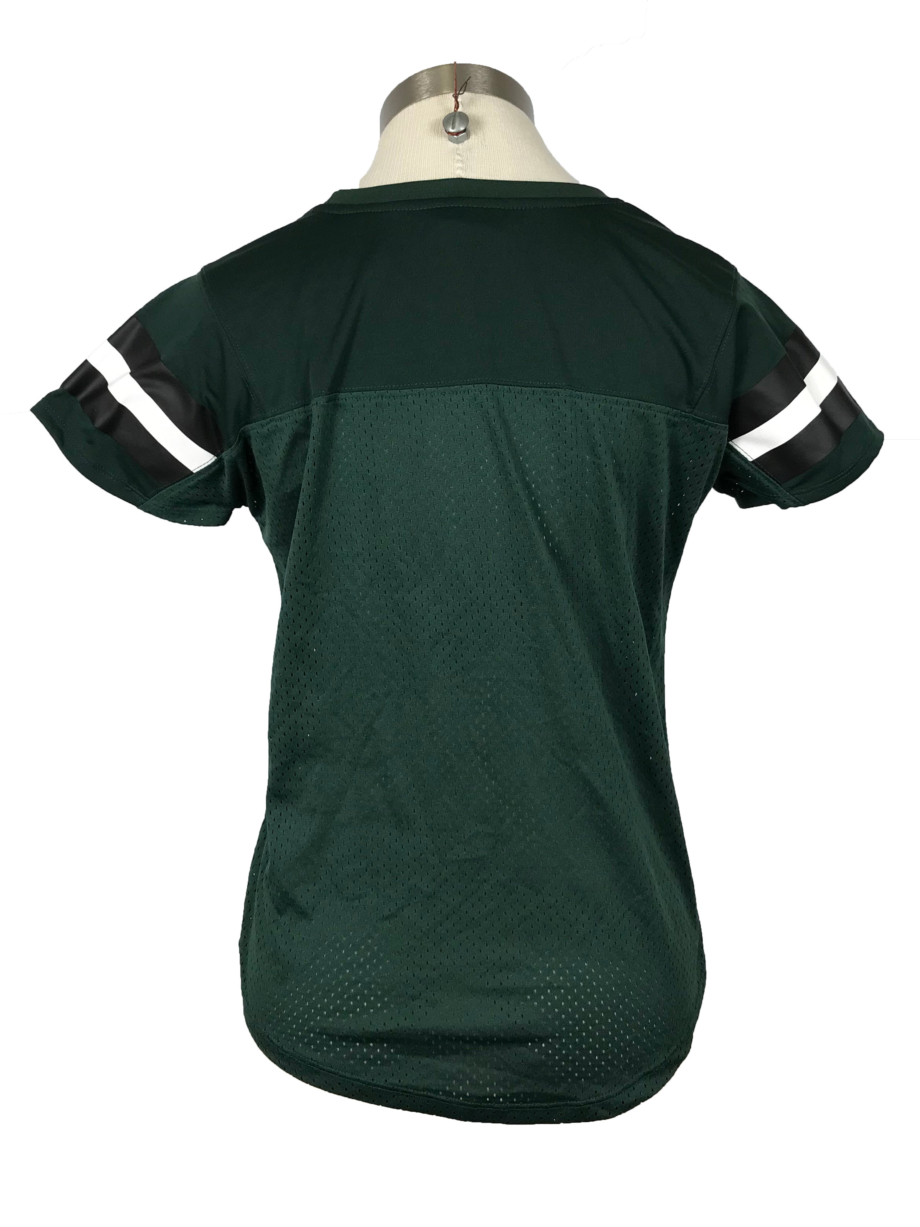 MSU Green Jersey T-Shirt Women's Size S