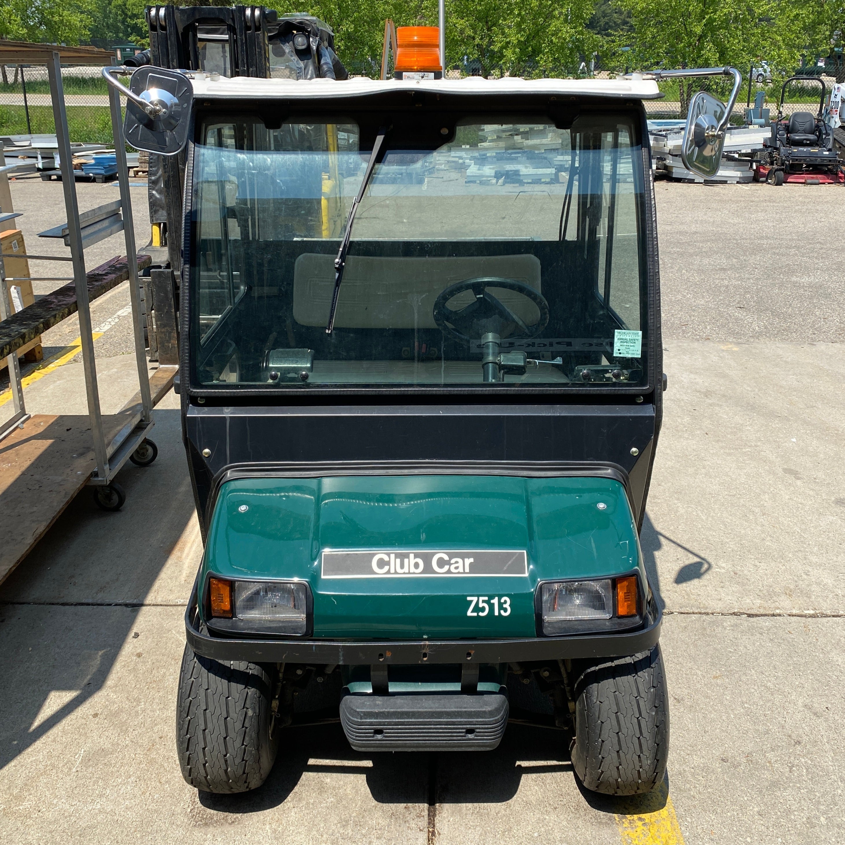 Club Car #QB0713-740940 Enclosed Cab Electric Golf Cart