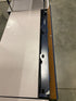 Grey Top Blue Metal Base Desk