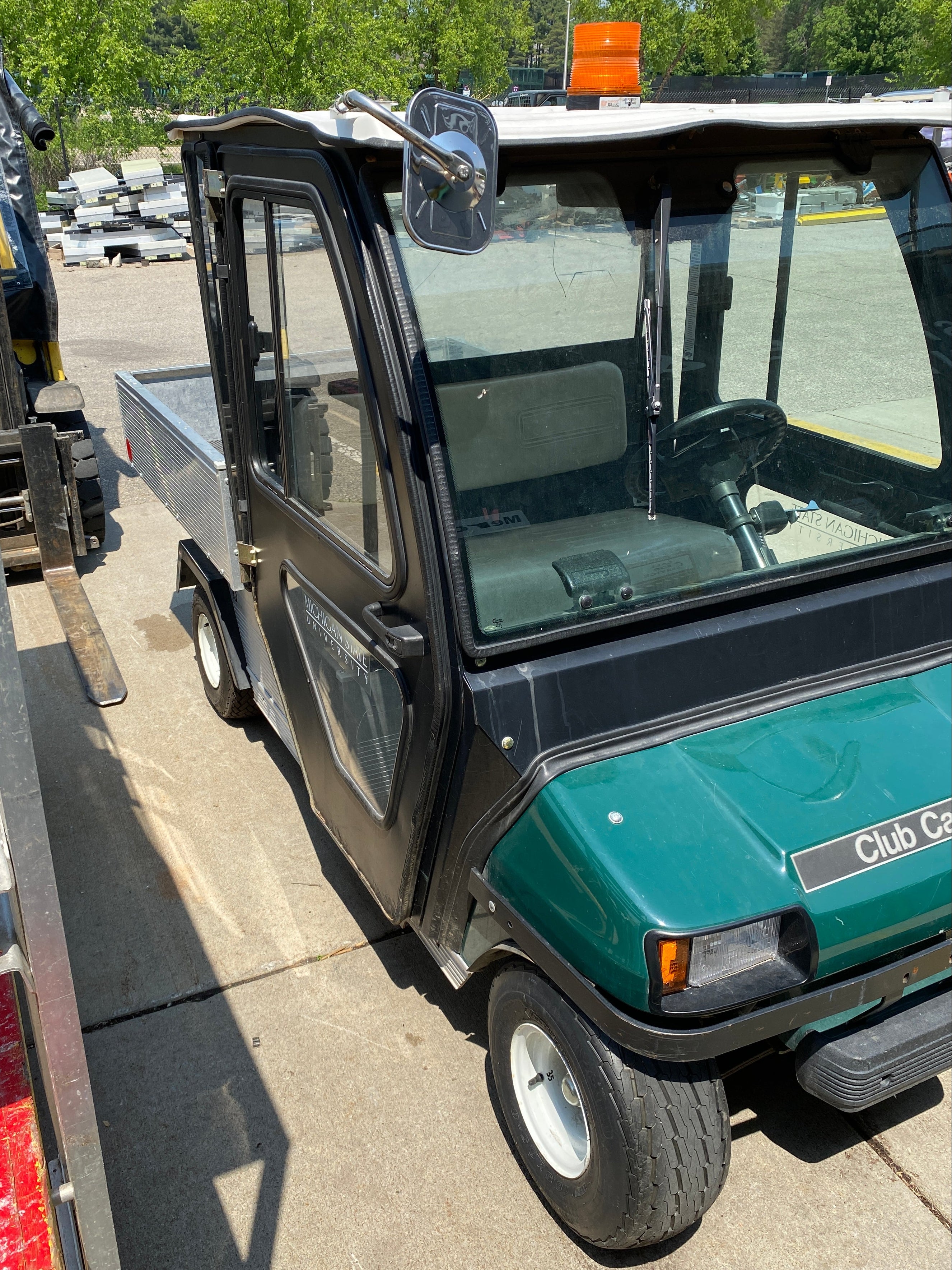Club Car #QB0713-740940 Enclosed Cab Electric Golf Cart