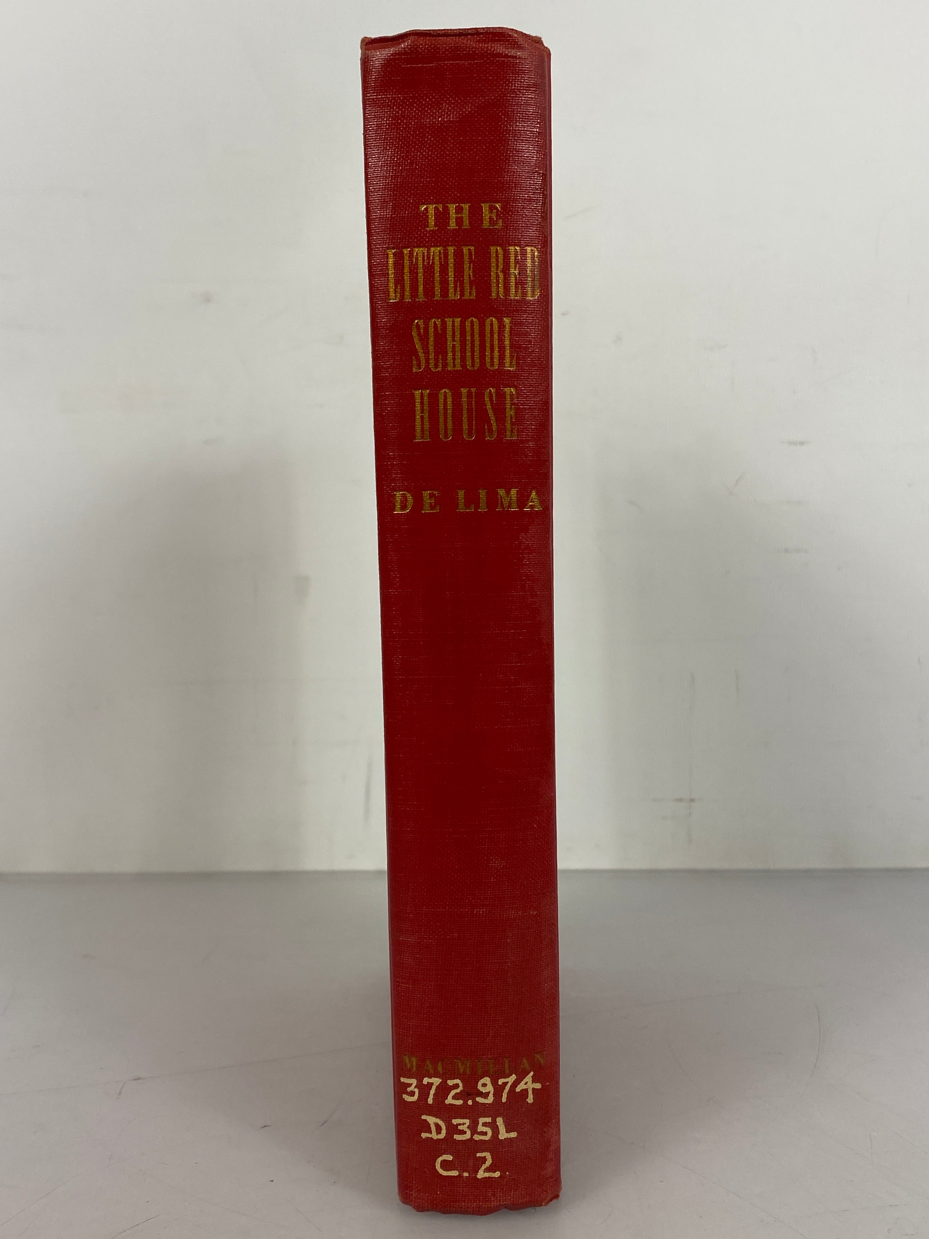 The Little Red School House by Agnes De Lima 1942 Ex-Library HC