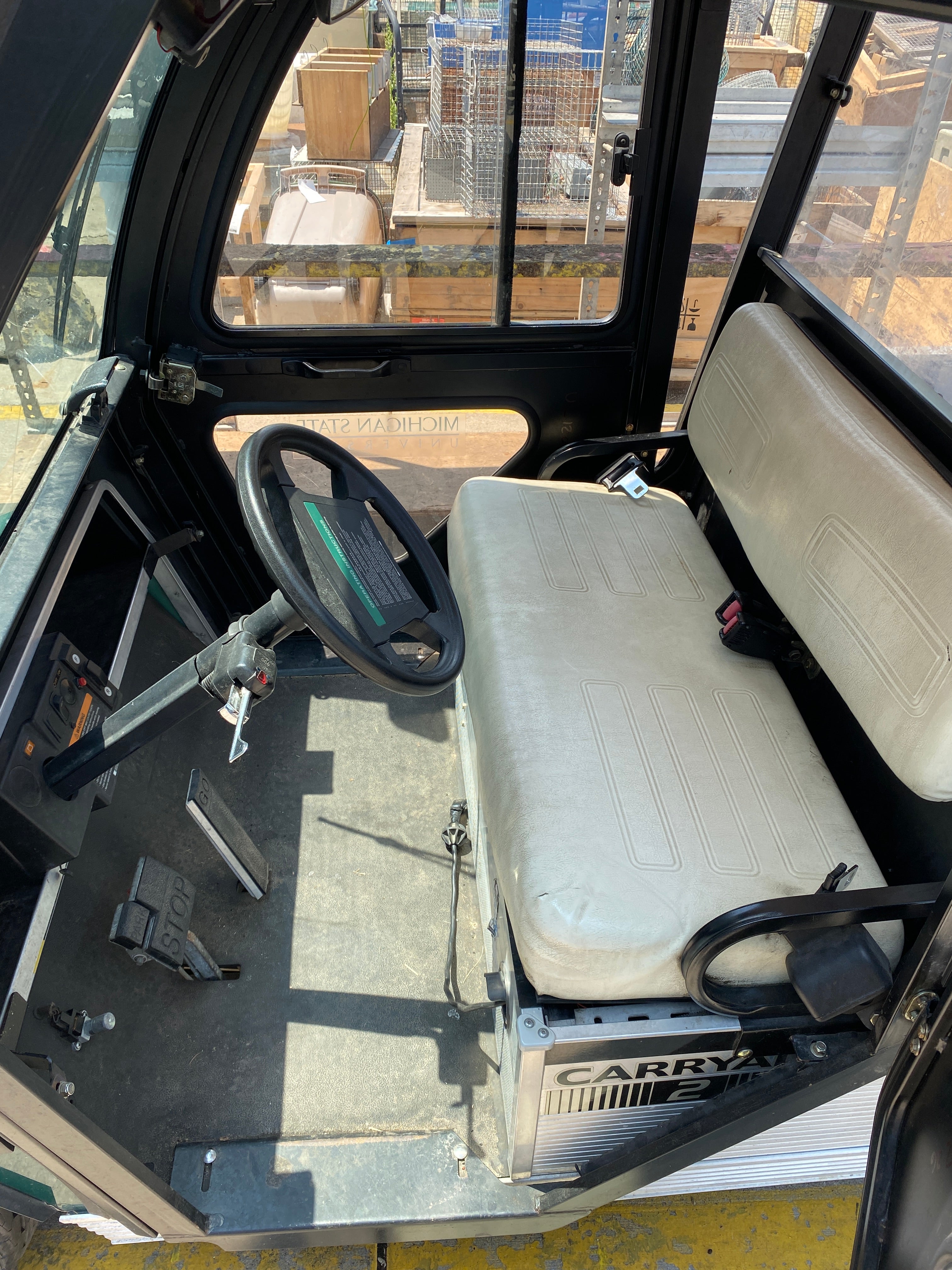 Club Car #QB0713-740940 Enclosed Cab Electric Golf Cart