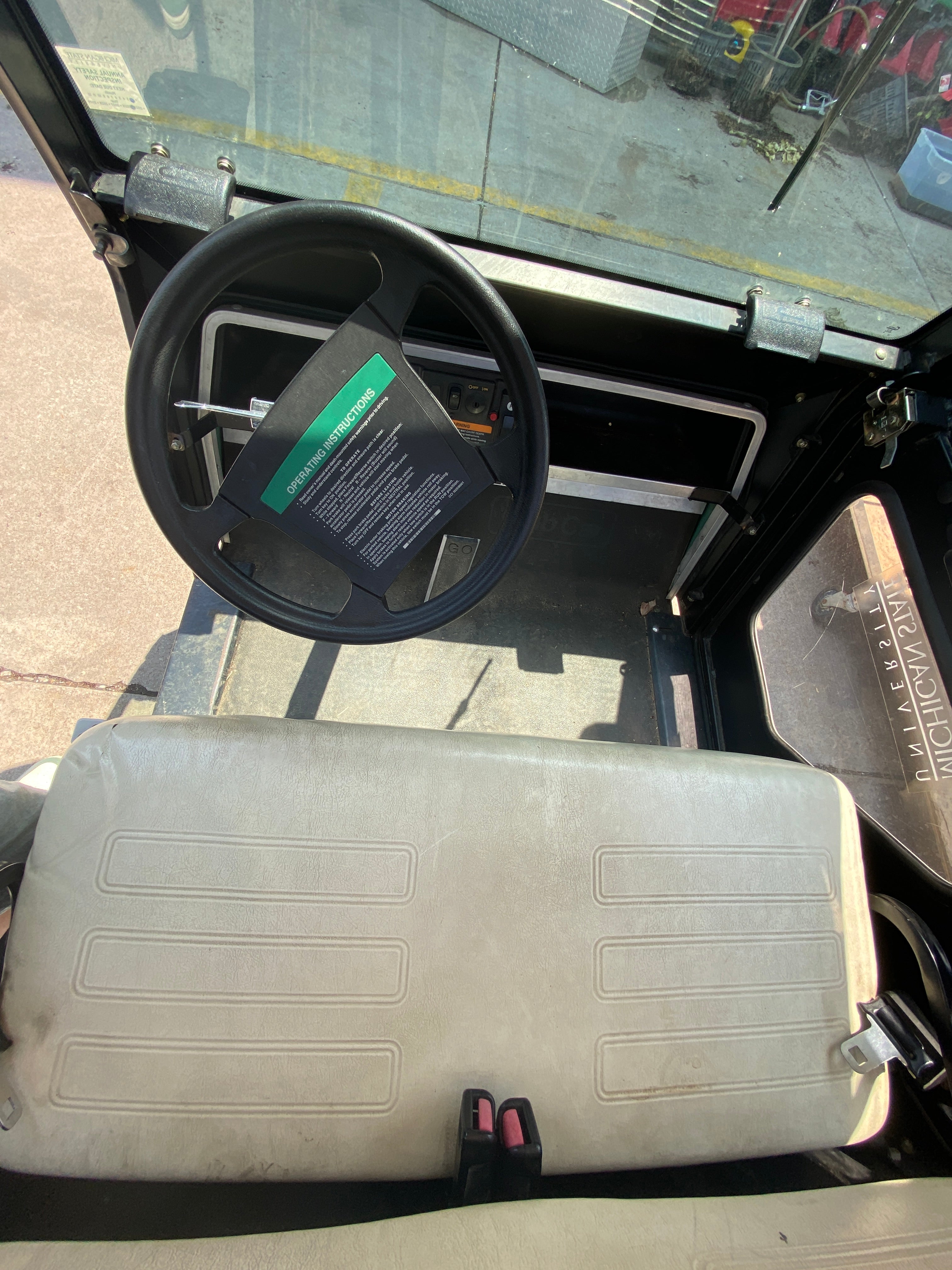 Club Car #QB0713-740940 Enclosed Cab Electric Golf Cart