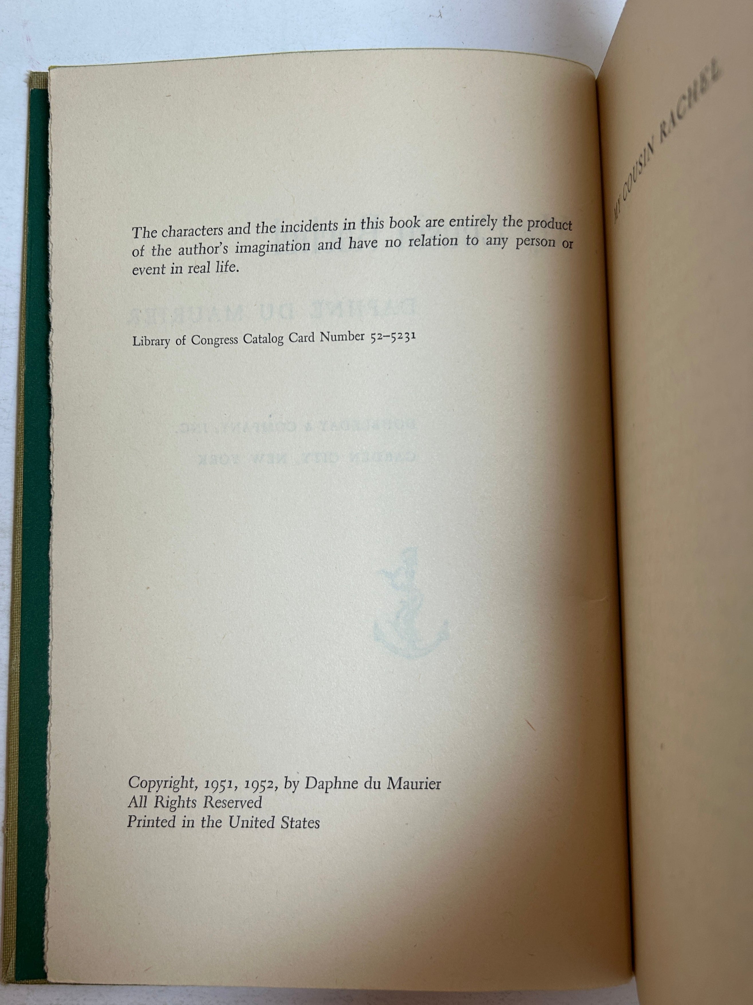 4 Daphne du Maurier Hungry Hill/My Cousin Rachel/House on the Strand/Jamaica Inn