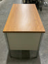 HON Grey Base Wooden Top Desk