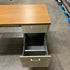 HON Grey Base Wooden Top Desk