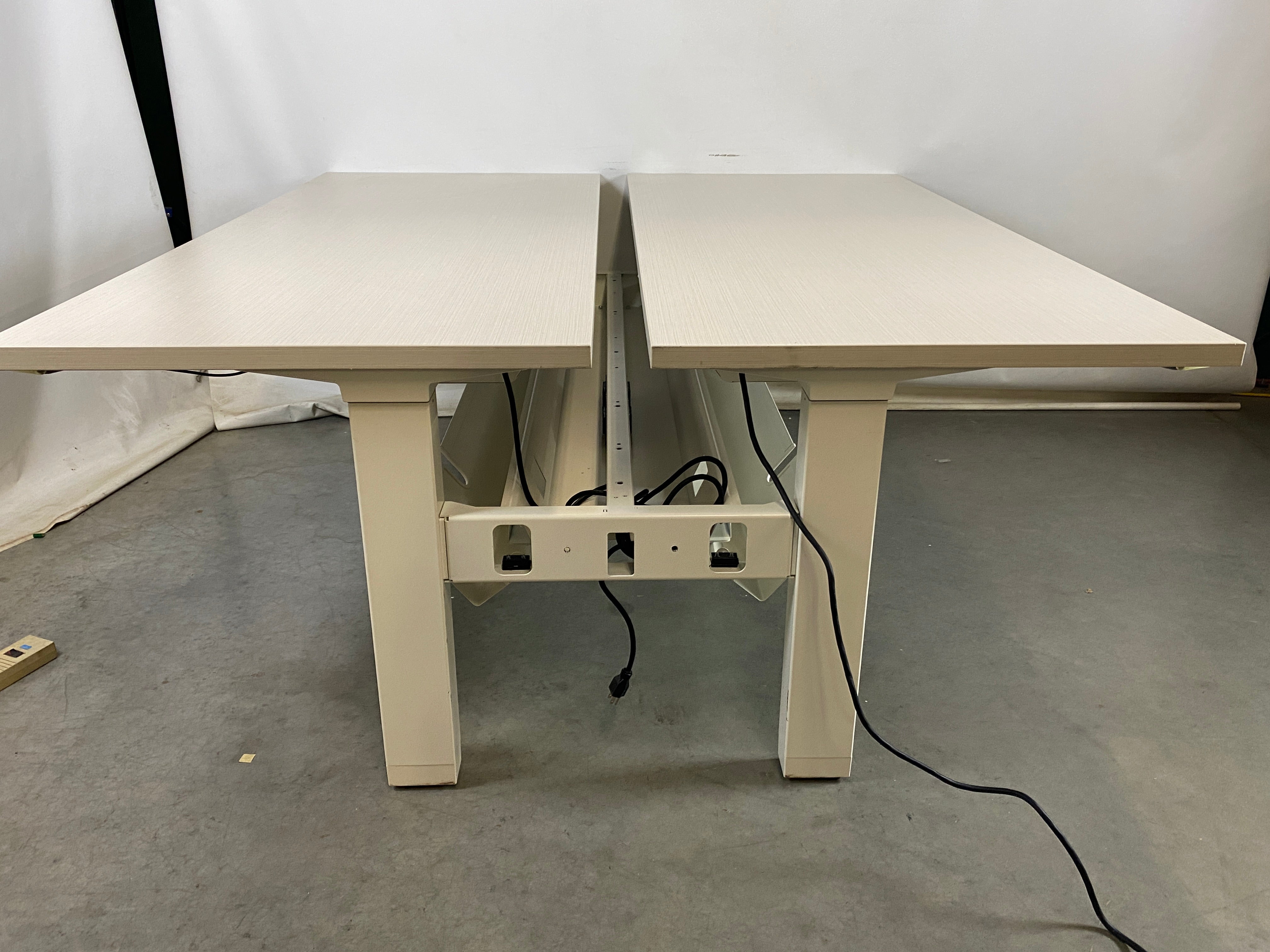 Herman Miller White Adjustable Standing Workstation