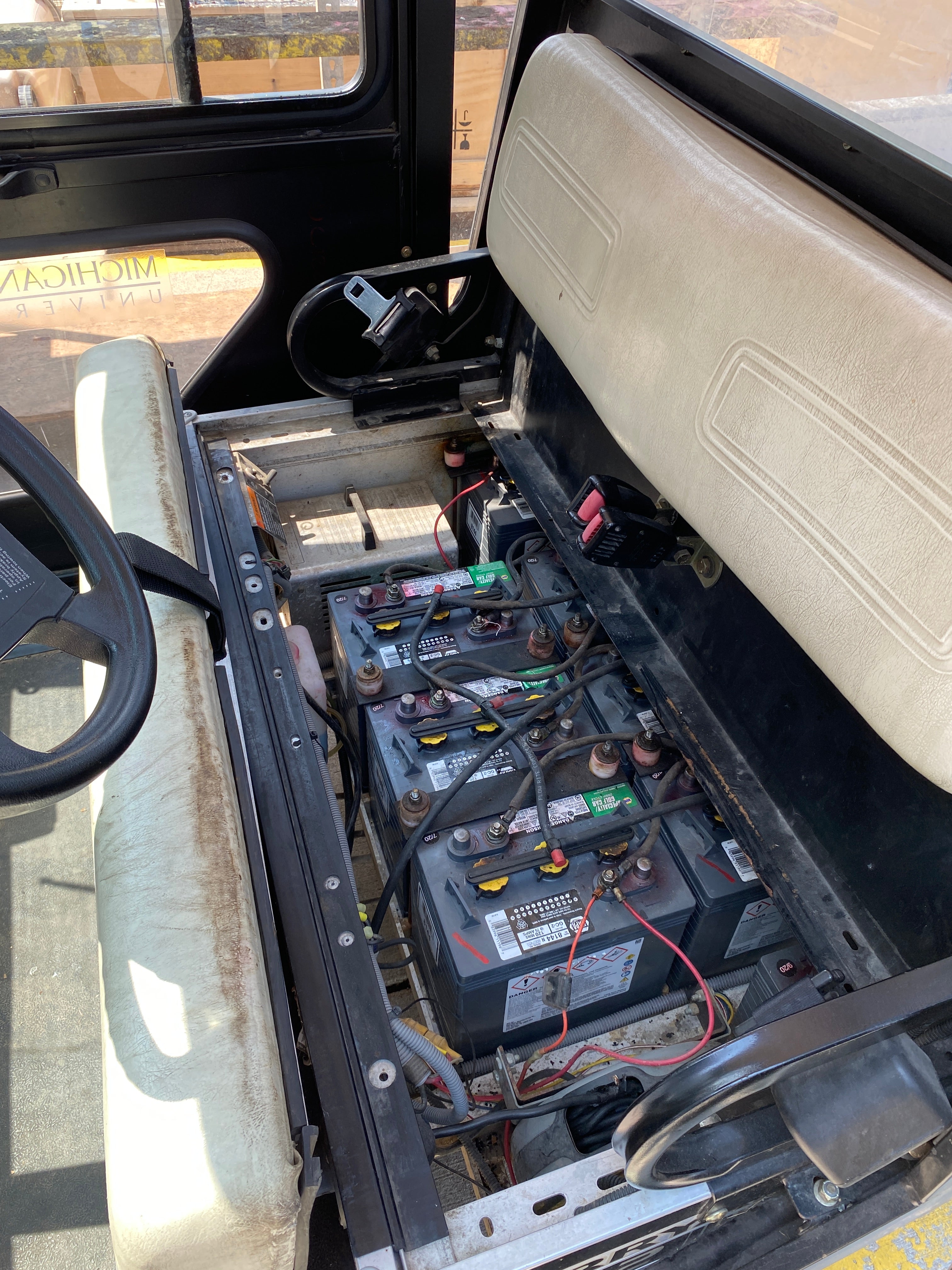Club Car #QB0713-740940 Enclosed Cab Electric Golf Cart