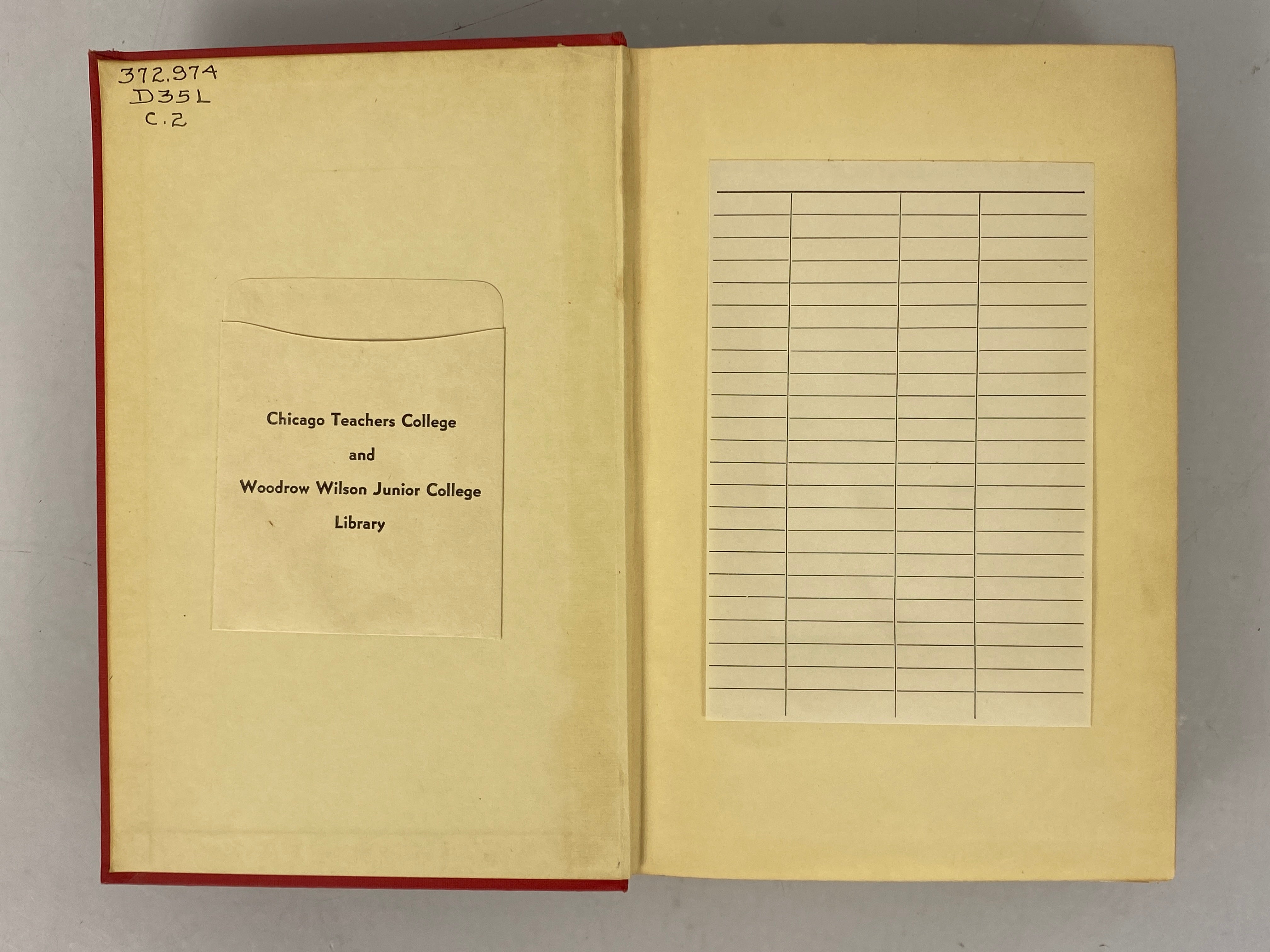 The Little Red School House by Agnes De Lima 1942 Ex-Library HC