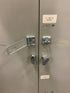 Grey 2 Door Cabinet w/ Adjustable Shelves