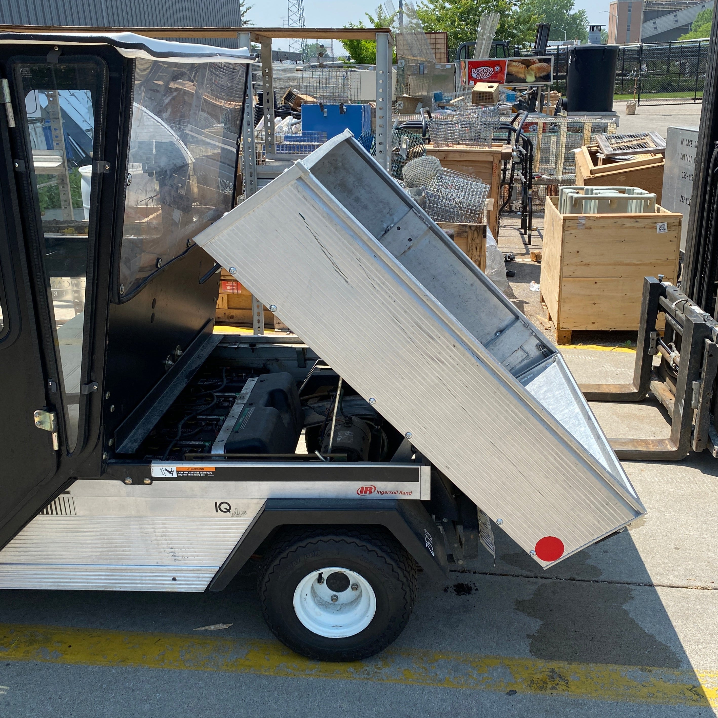 Club Car #QB0713-740940 Enclosed Cab Electric Golf Cart