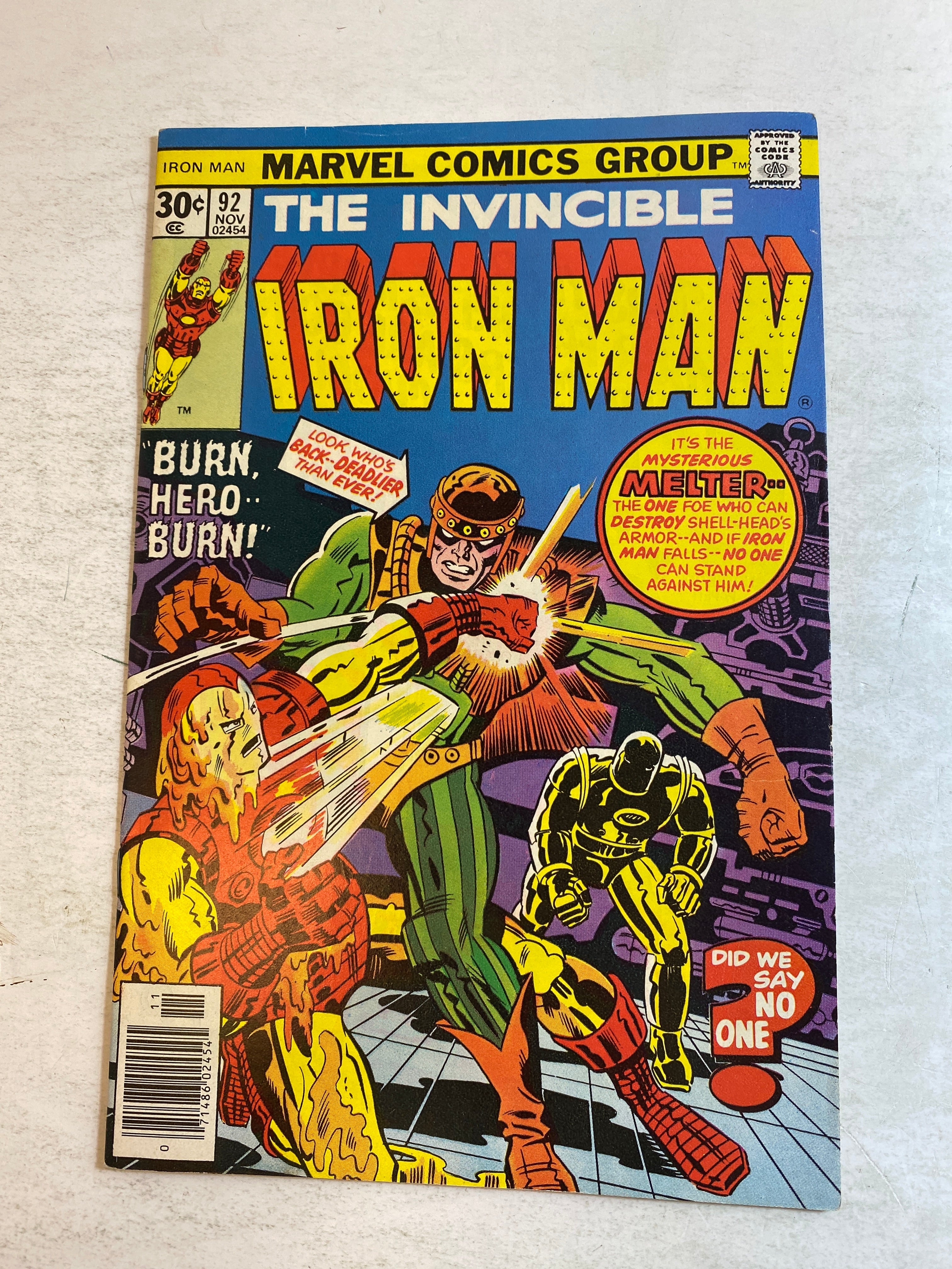 Iron Man #92 Marvel Comic 1976