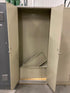 Grey 2 Door Cabinet w/ Adjustable Shelves