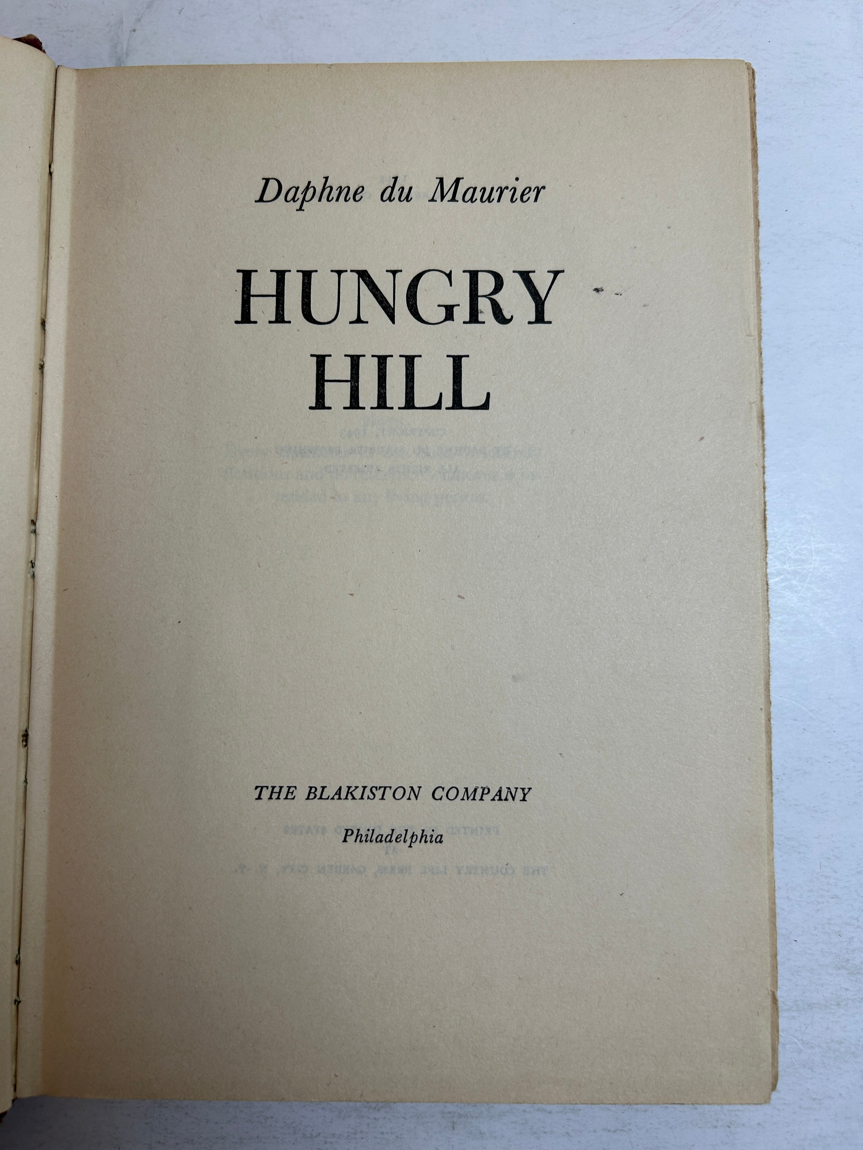 4 Daphne du Maurier Hungry Hill/My Cousin Rachel/House on the Strand/Jamaica Inn