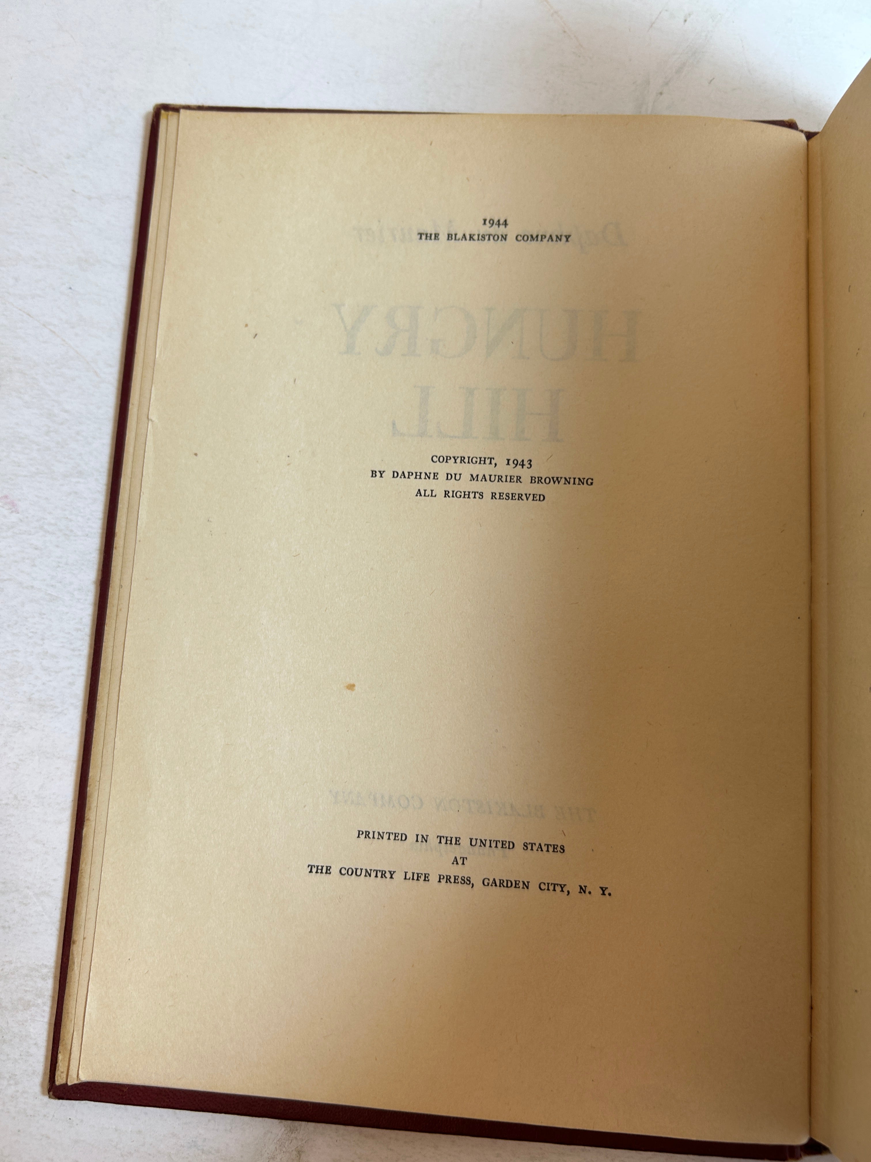 4 Daphne du Maurier Hungry Hill/My Cousin Rachel/House on the Strand/Jamaica Inn