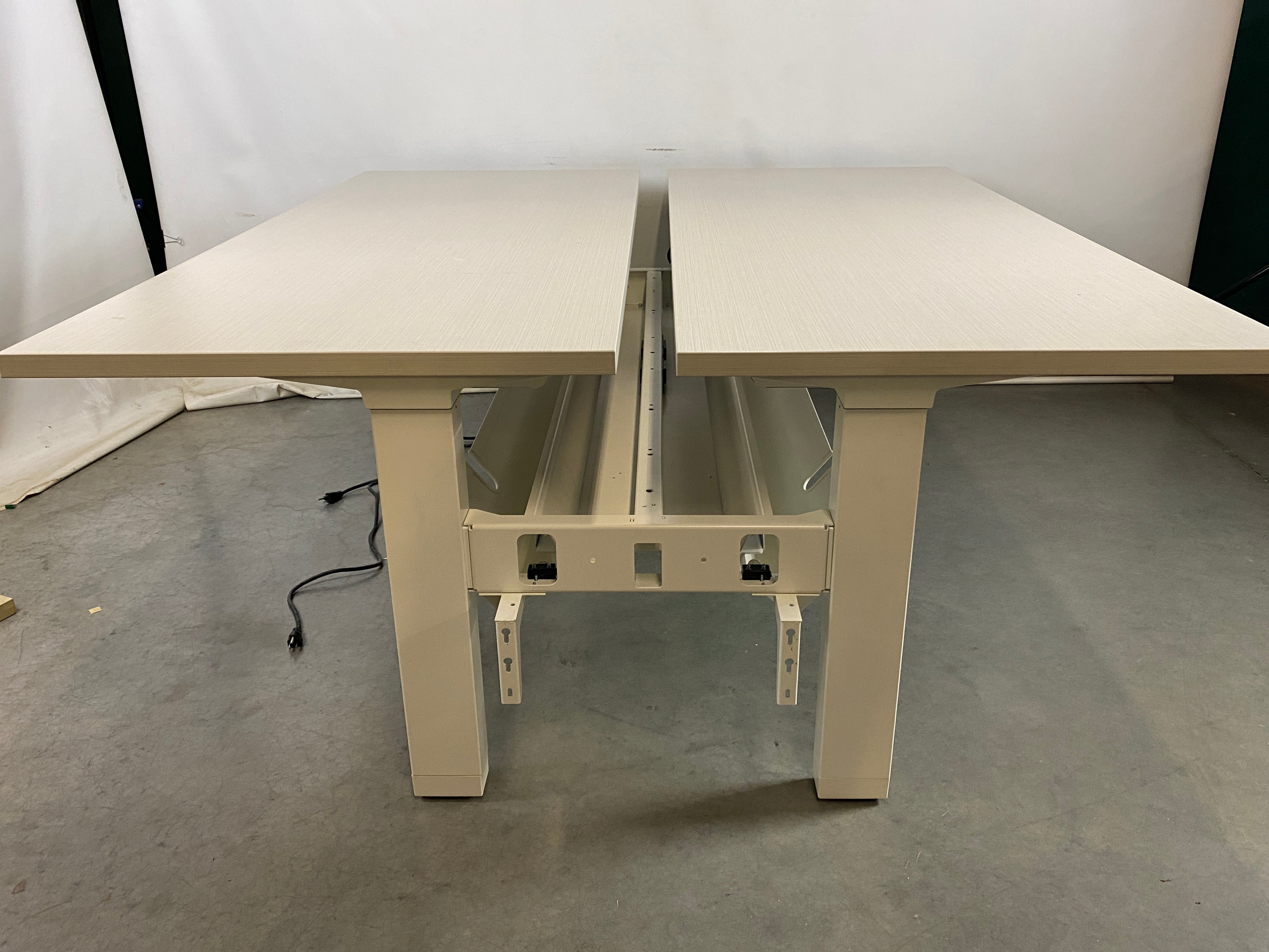 Herman Miller White Adjustable Standing Workstation