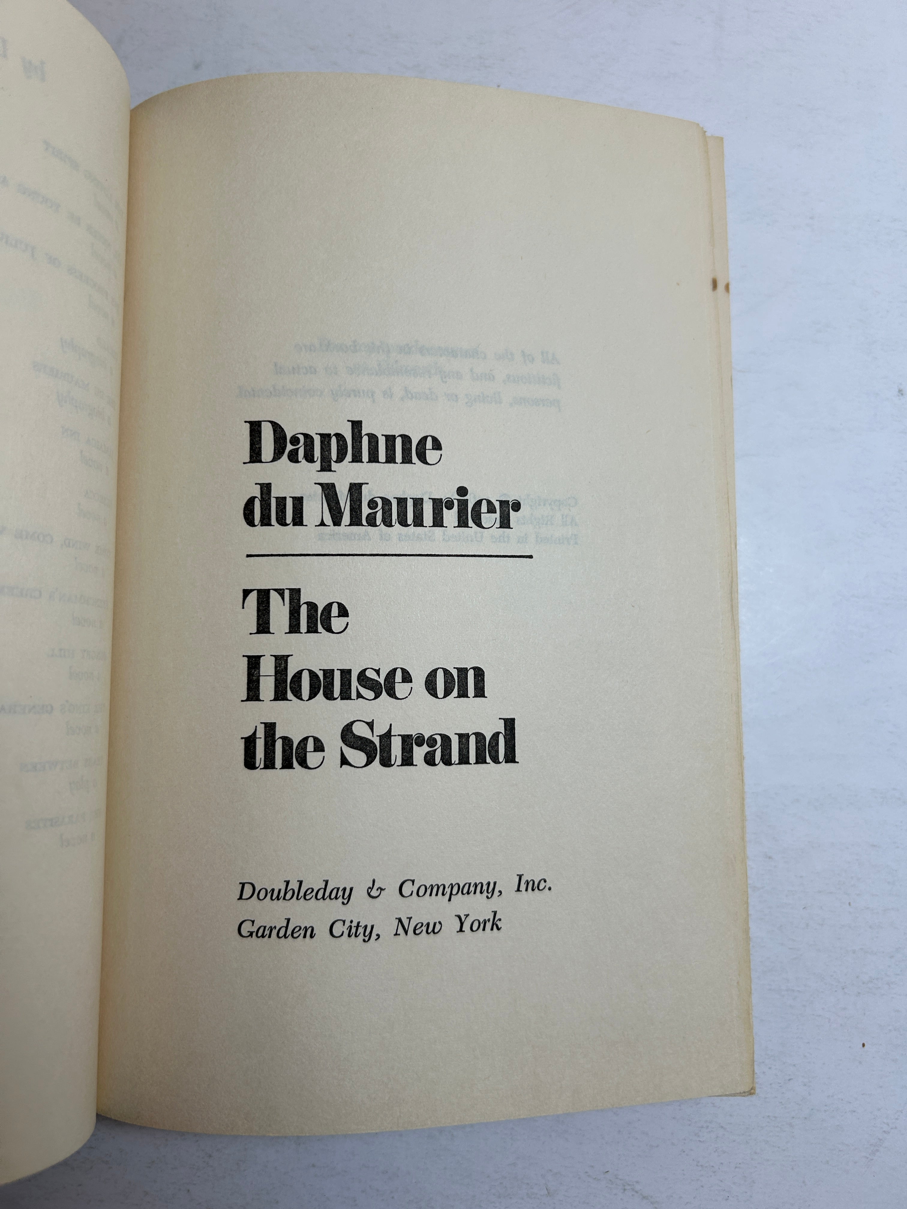 4 Daphne du Maurier Hungry Hill/My Cousin Rachel/House on the Strand/Jamaica Inn