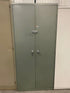 Steelcase #702-9 Green 2 Door Cabinet w/ Adjustable Shelves