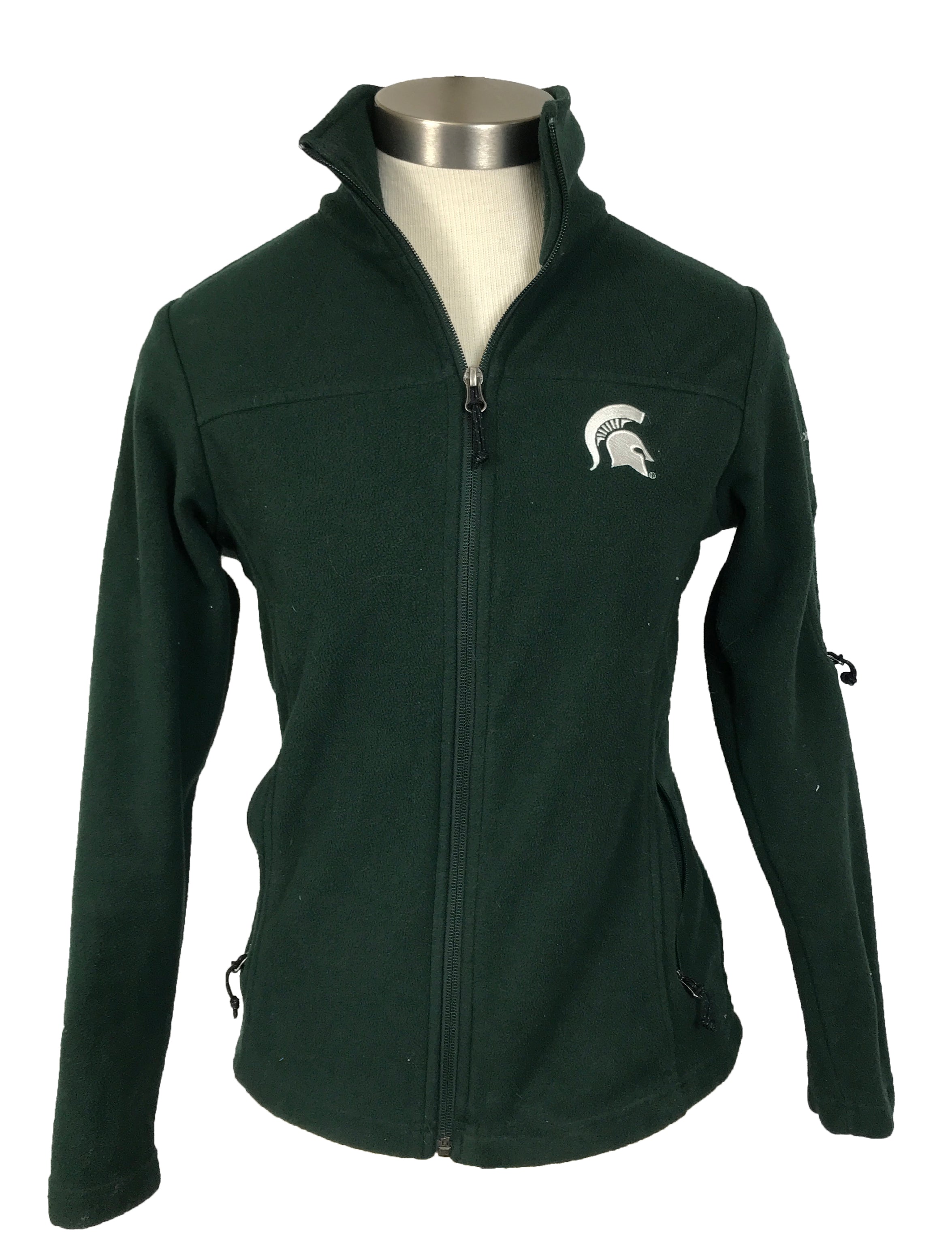 Columbia x Michigan State Green Fleece Jacket Women's Size XS