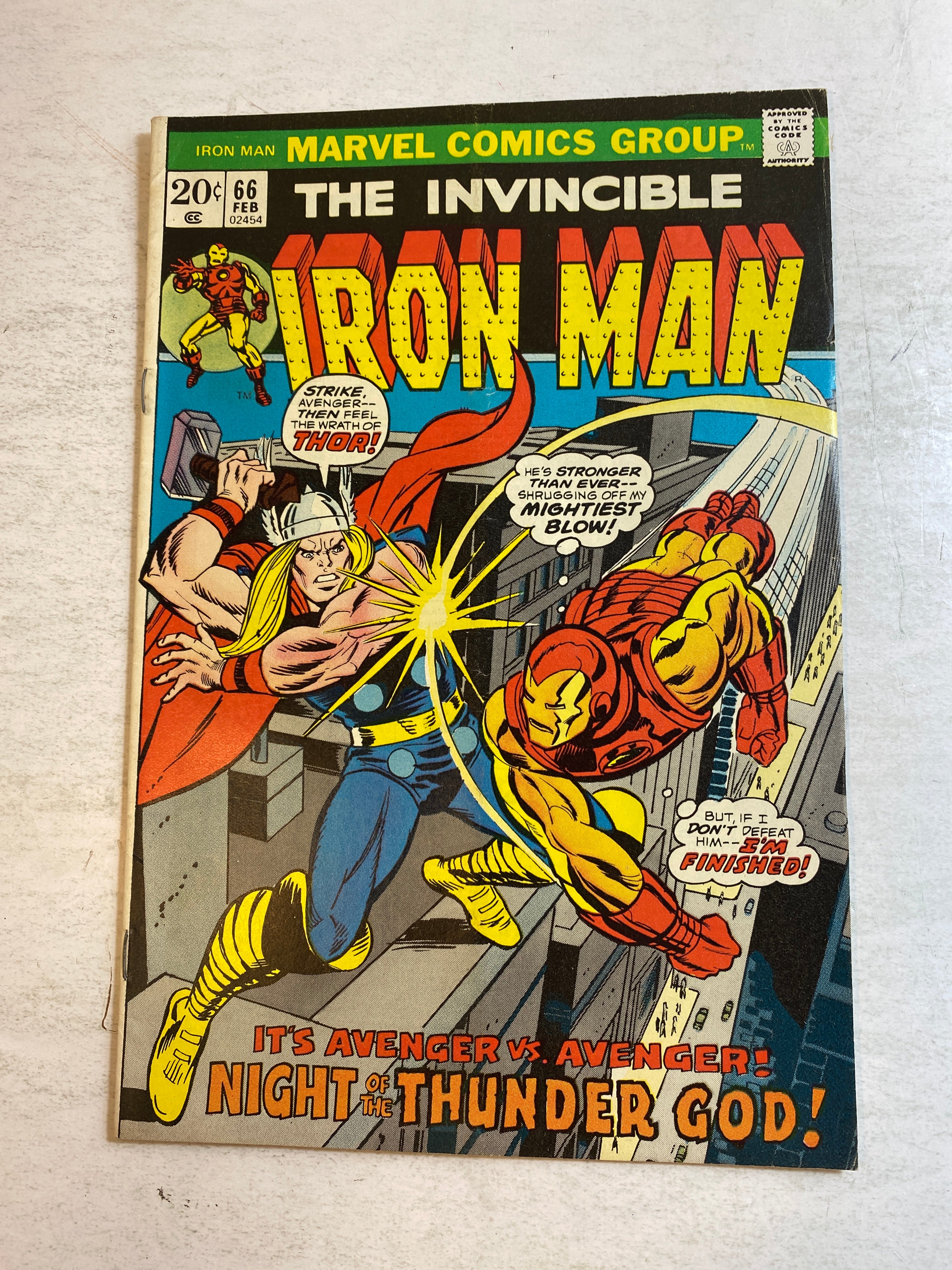 Iron Man #66 Marvel Comic 1974