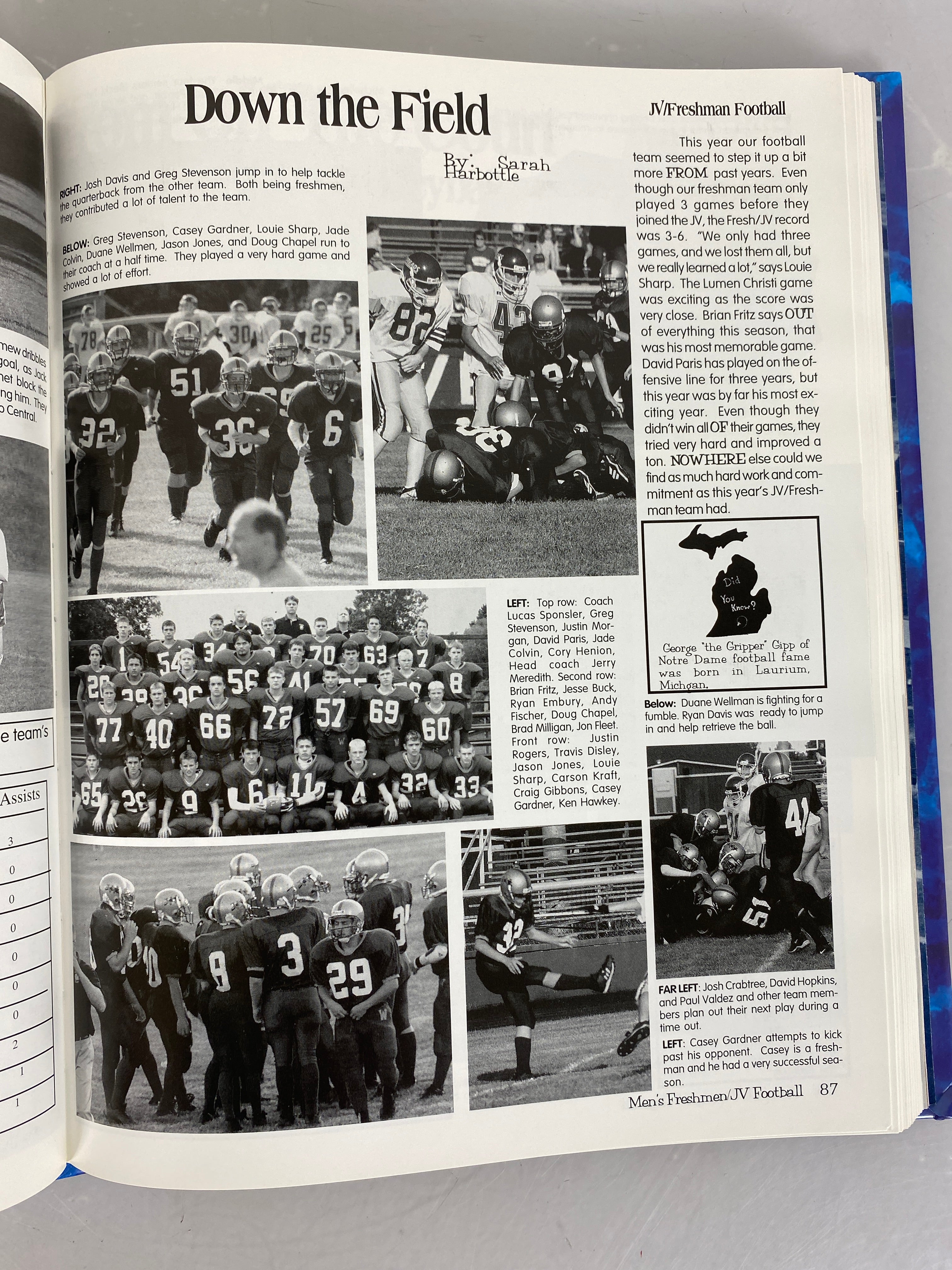 2002 Western High School Yearbook Parma Michigan HC