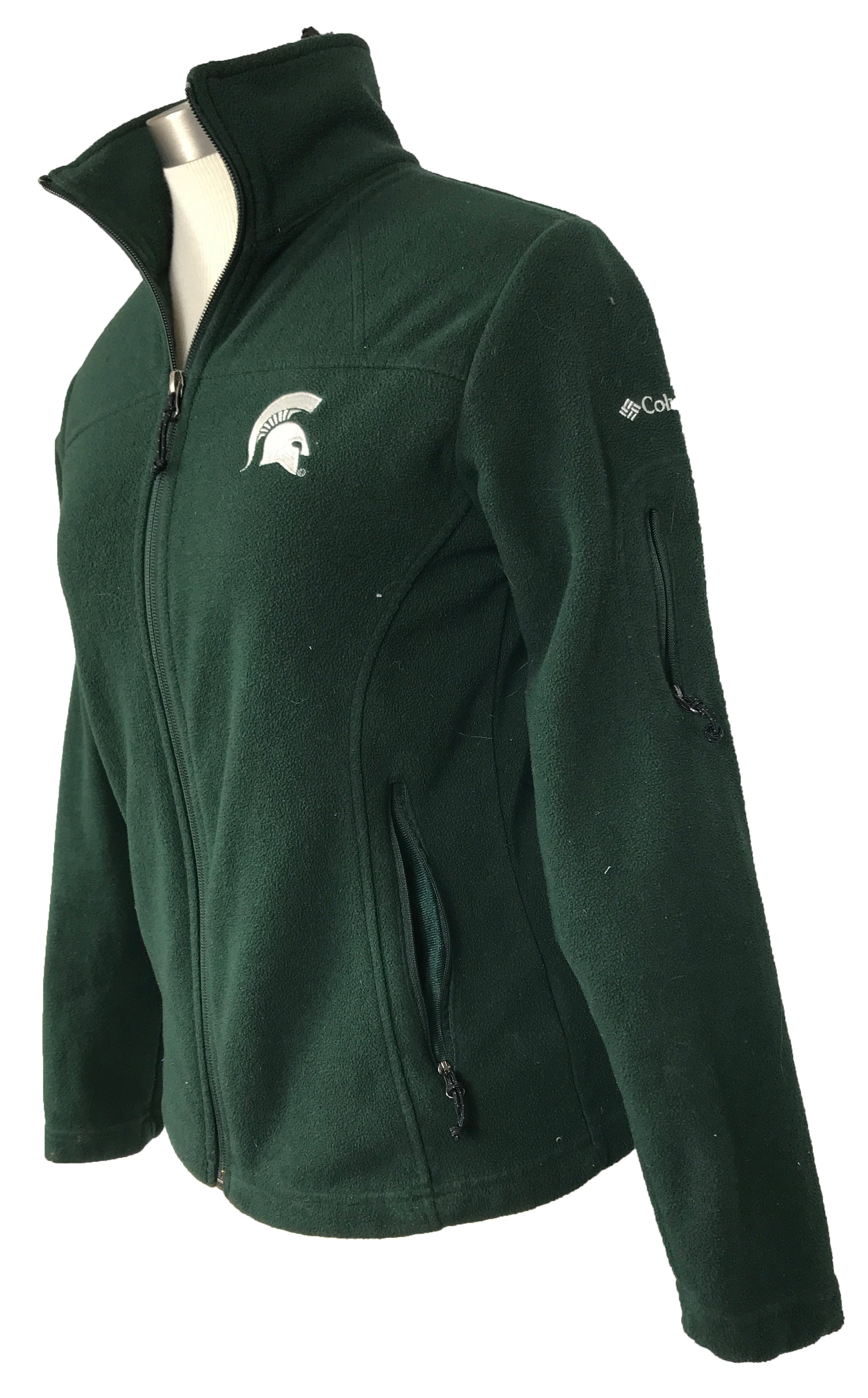 Columbia x Michigan State Green Fleece Jacket Women's Size XS