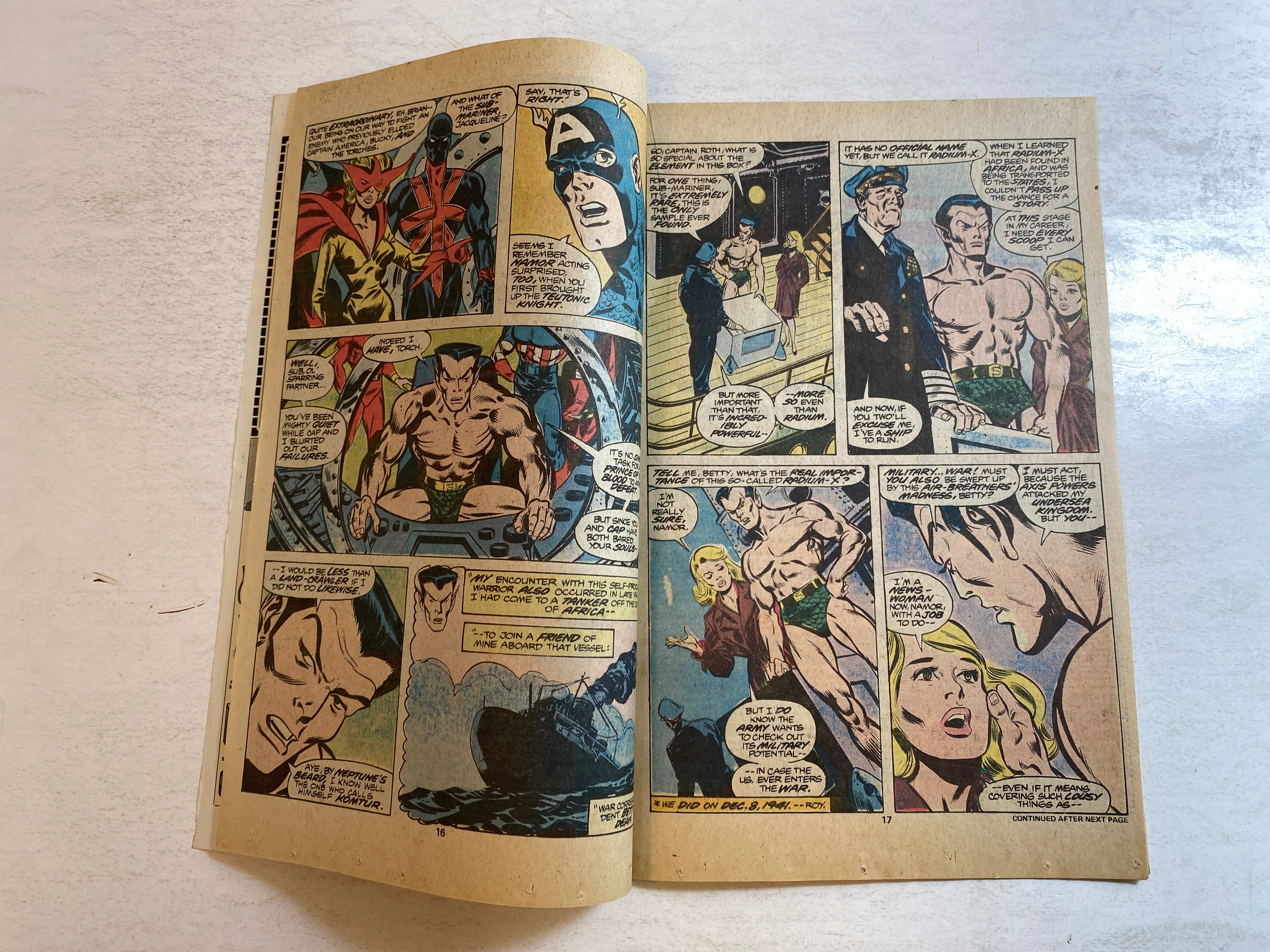 The Invaders #29 Marvel Comic Teutonic Knight 1978