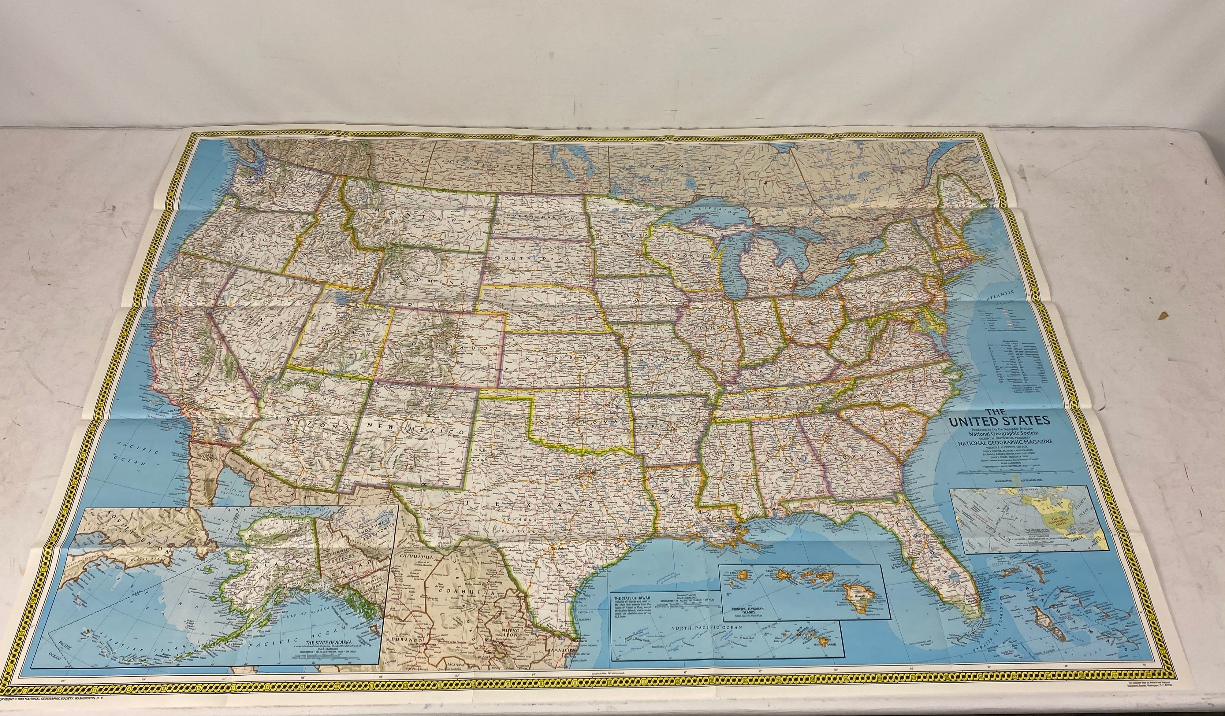 5 Nat Geo Maps: America's Federal Lands/Nat'l Parks & Monuments/Grand Canyon